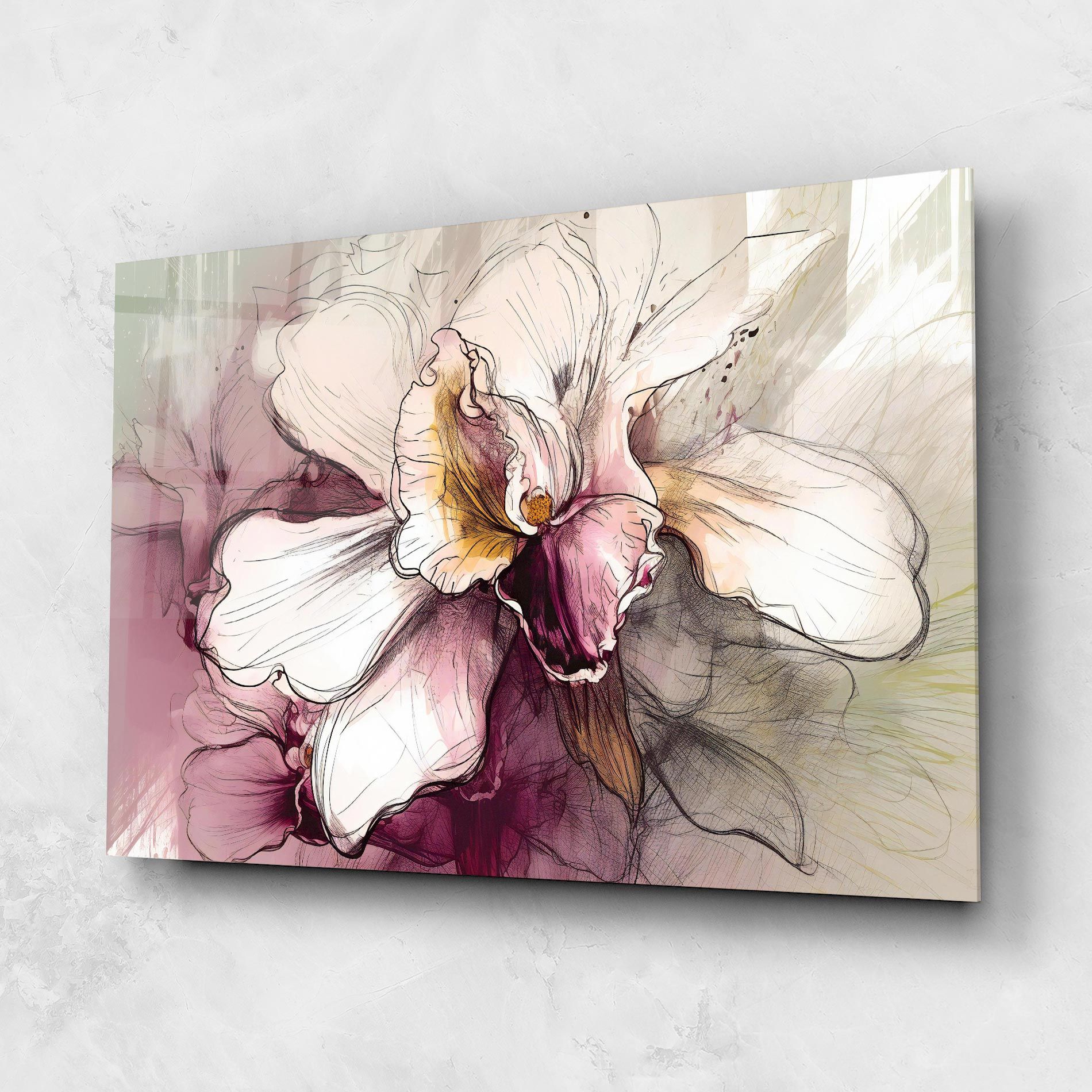 Painted Purple Orchid mockup 1