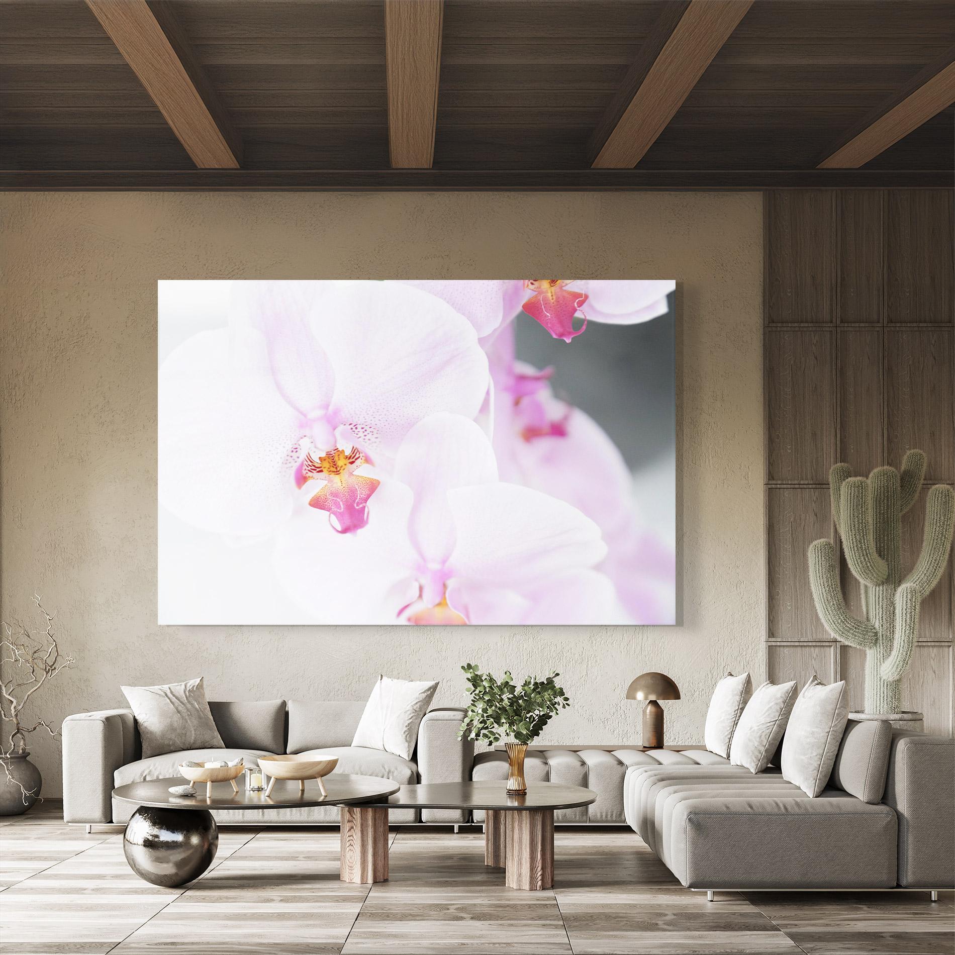 Glasbild Light Purple Orchid mockup 8