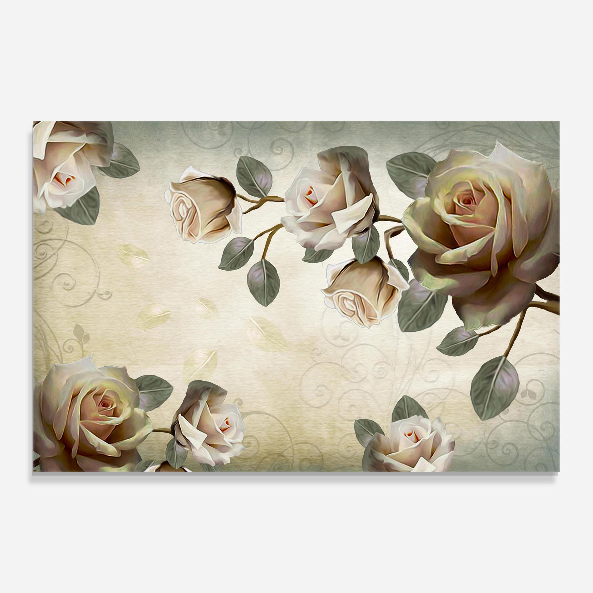 Glasbild Fir De Trandafir mockup 0