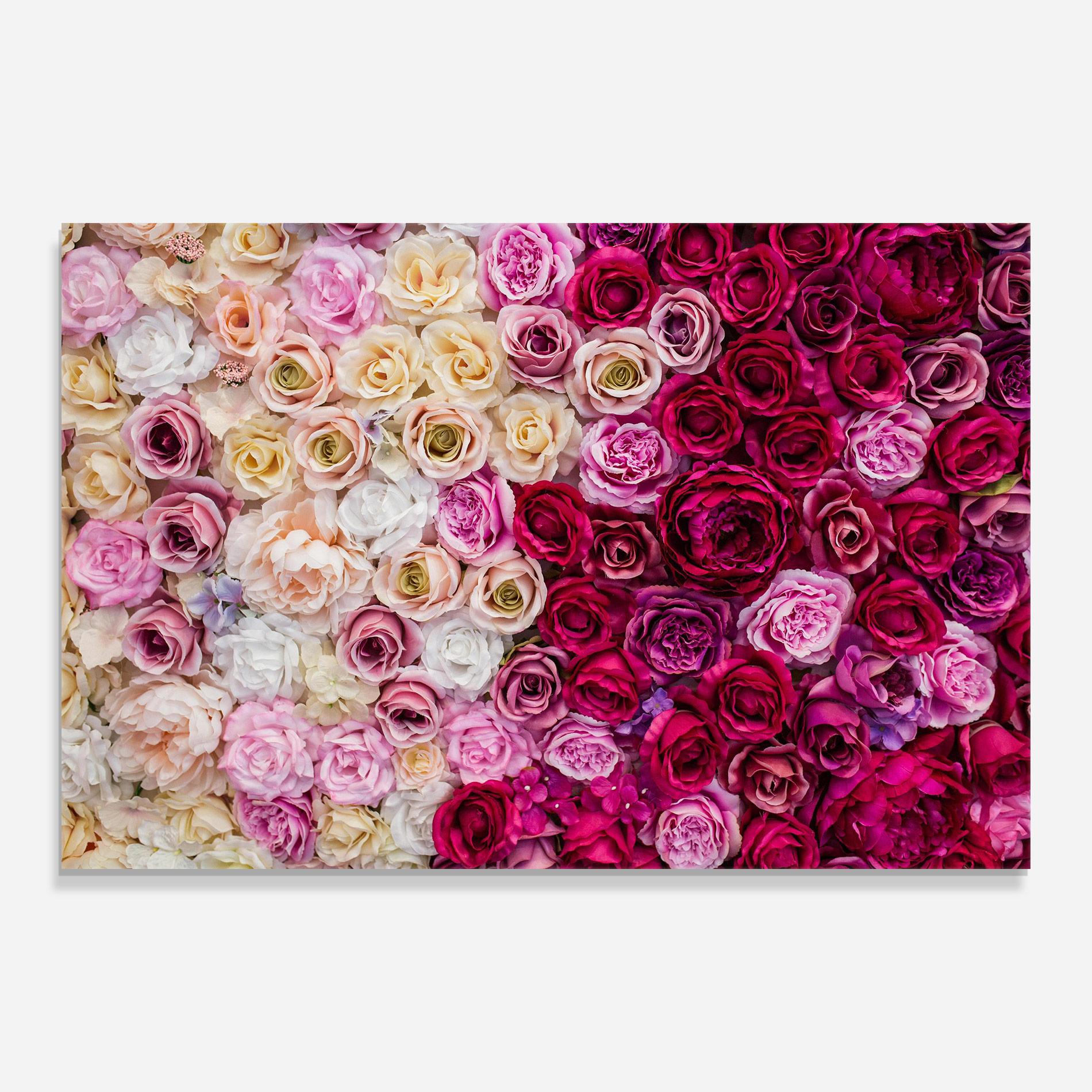 Glasbild Perete Trandafiri mockup 0