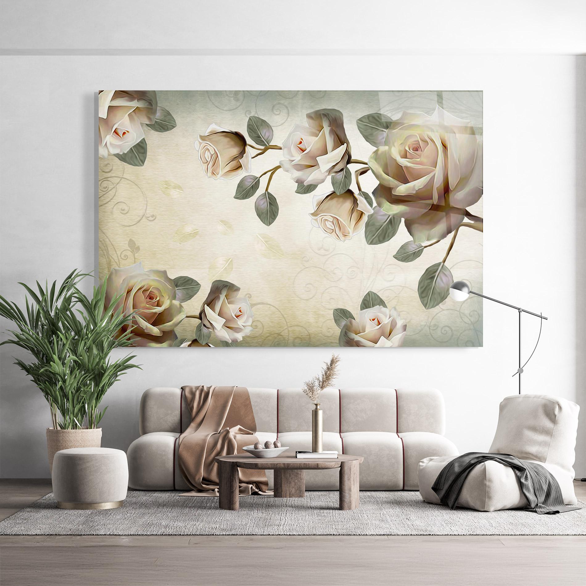 Glasbild Fir De Trandafir mockup 9