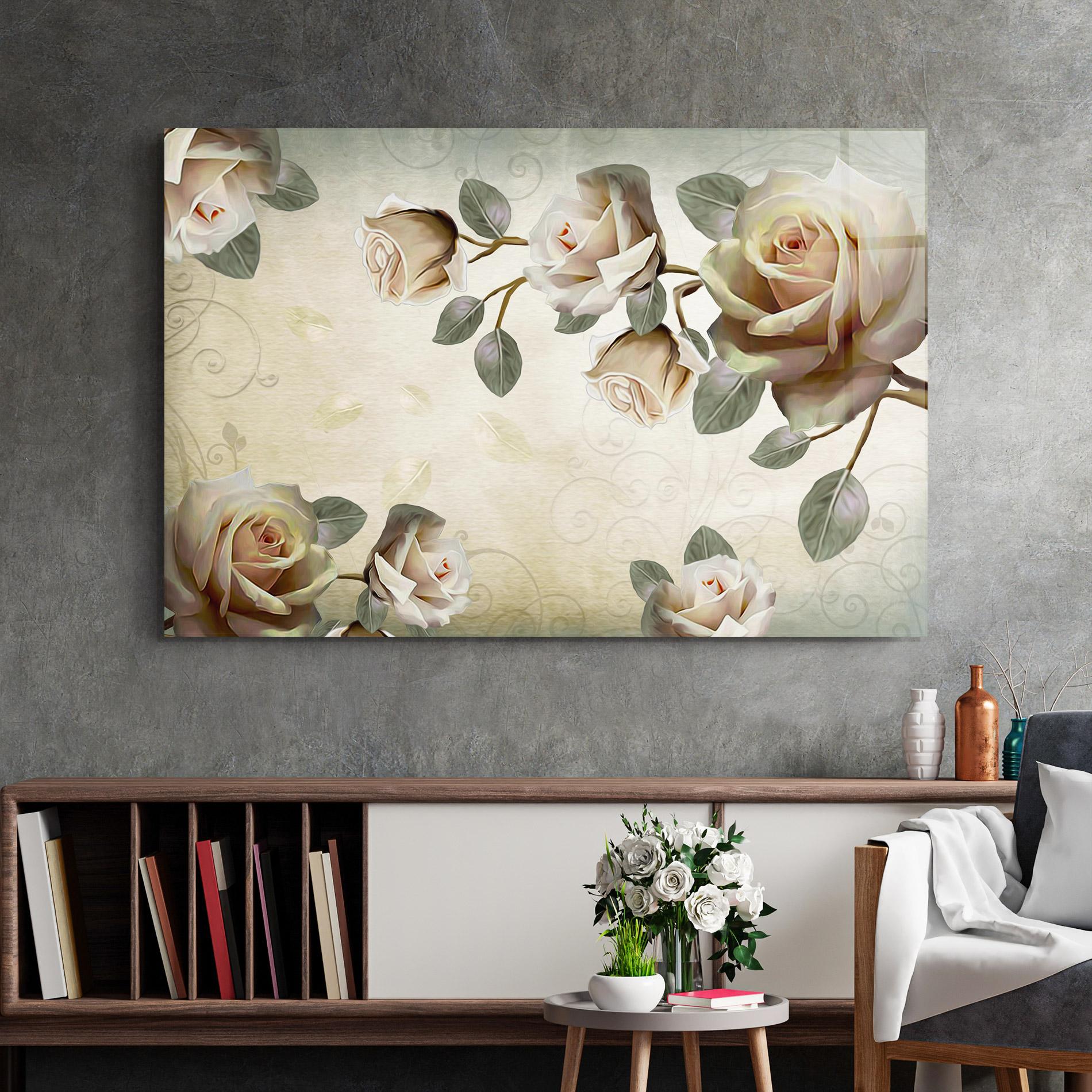 Glasbild Fir De Trandafir mockup 2