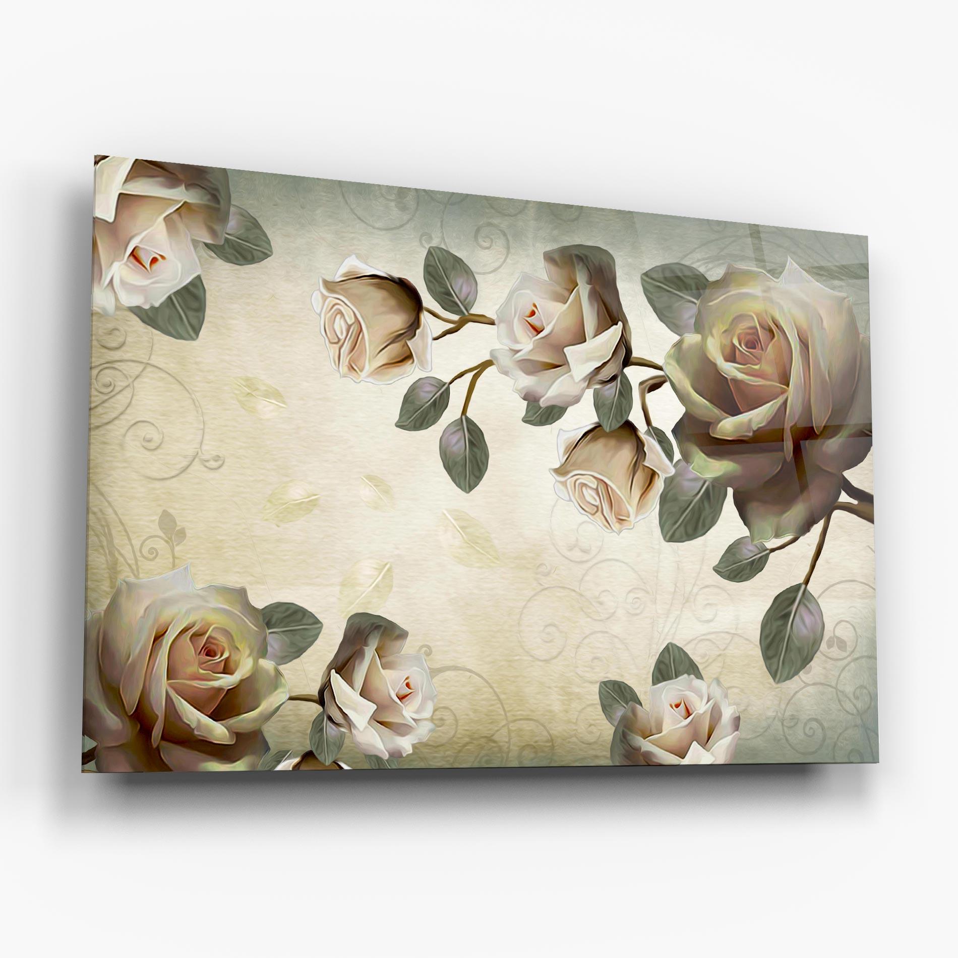 Glasbild Fir De Trandafir mockup 6