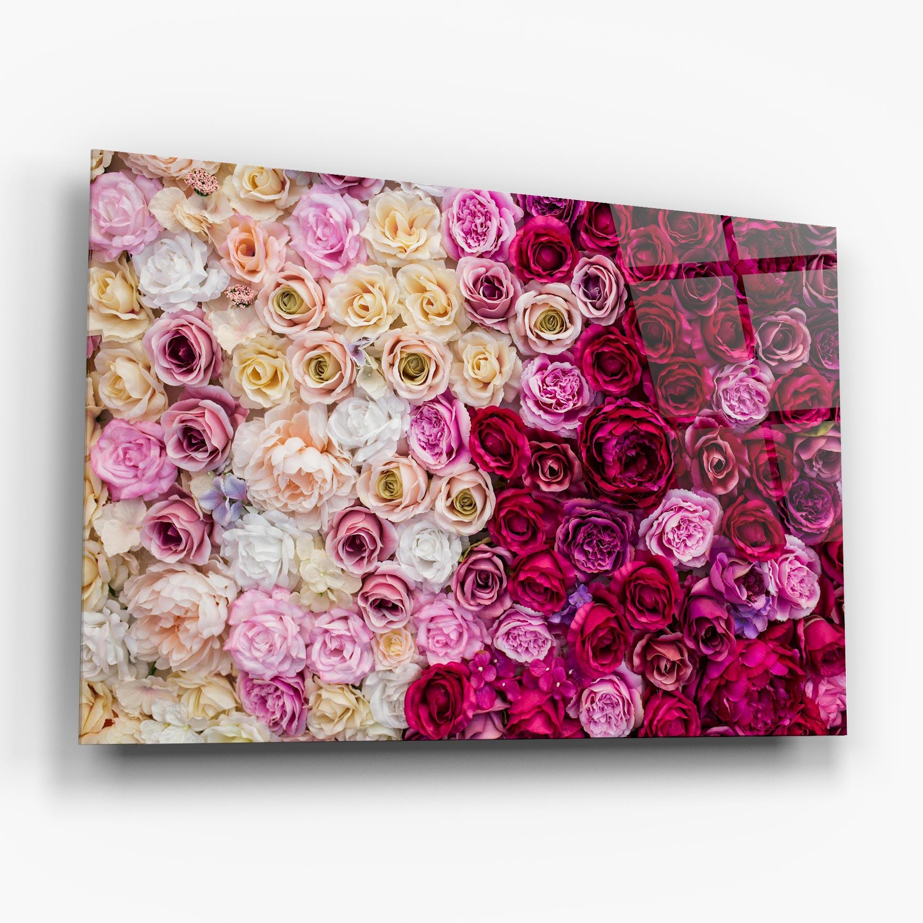 Glasbild Perete Trandafiri mockup 6