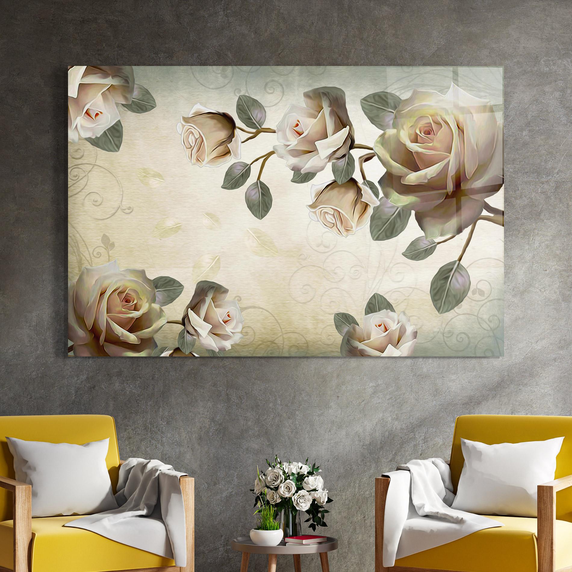 Glasbild Fir De Trandafir mockup 4