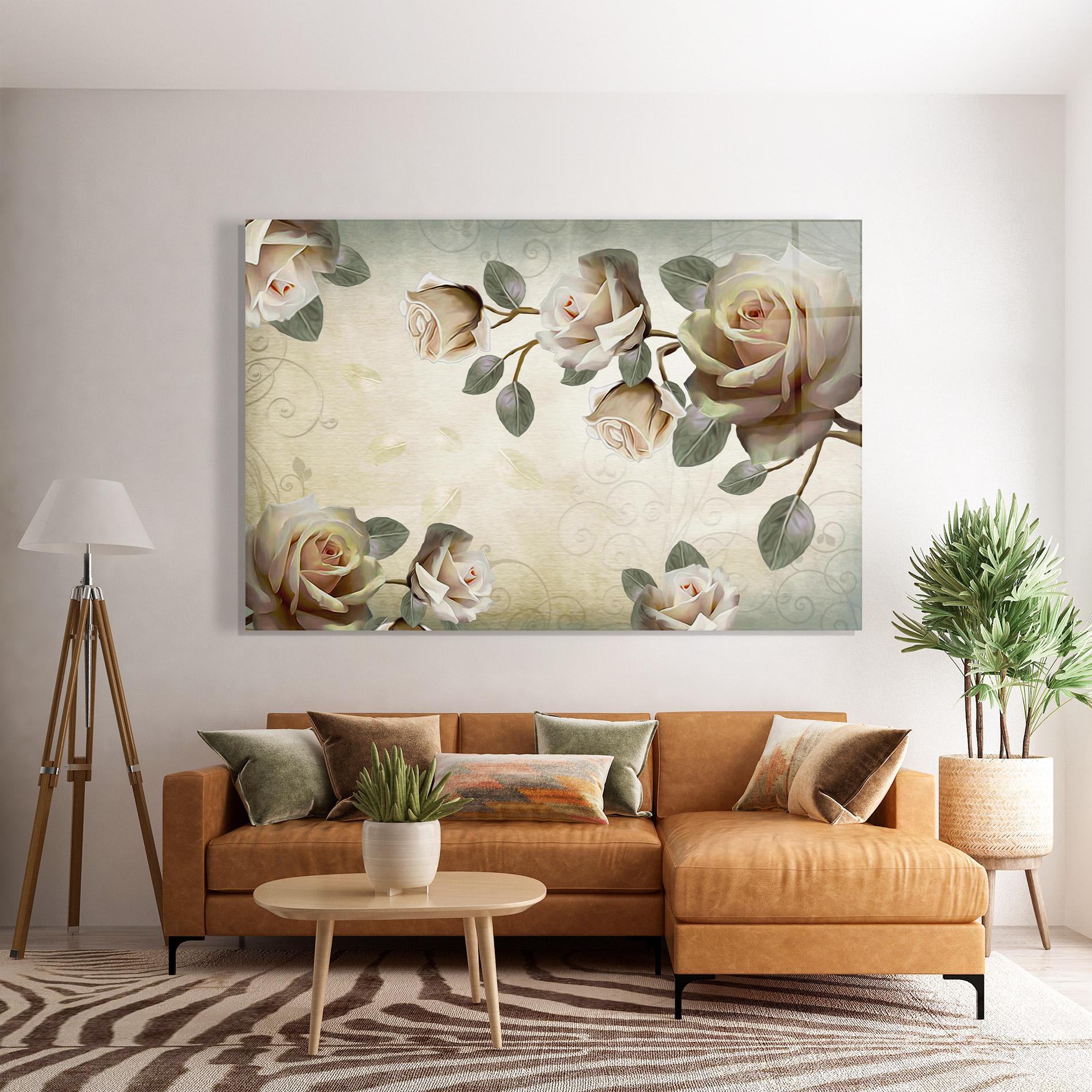 Glasbild Fir De Trandafir mockup 7