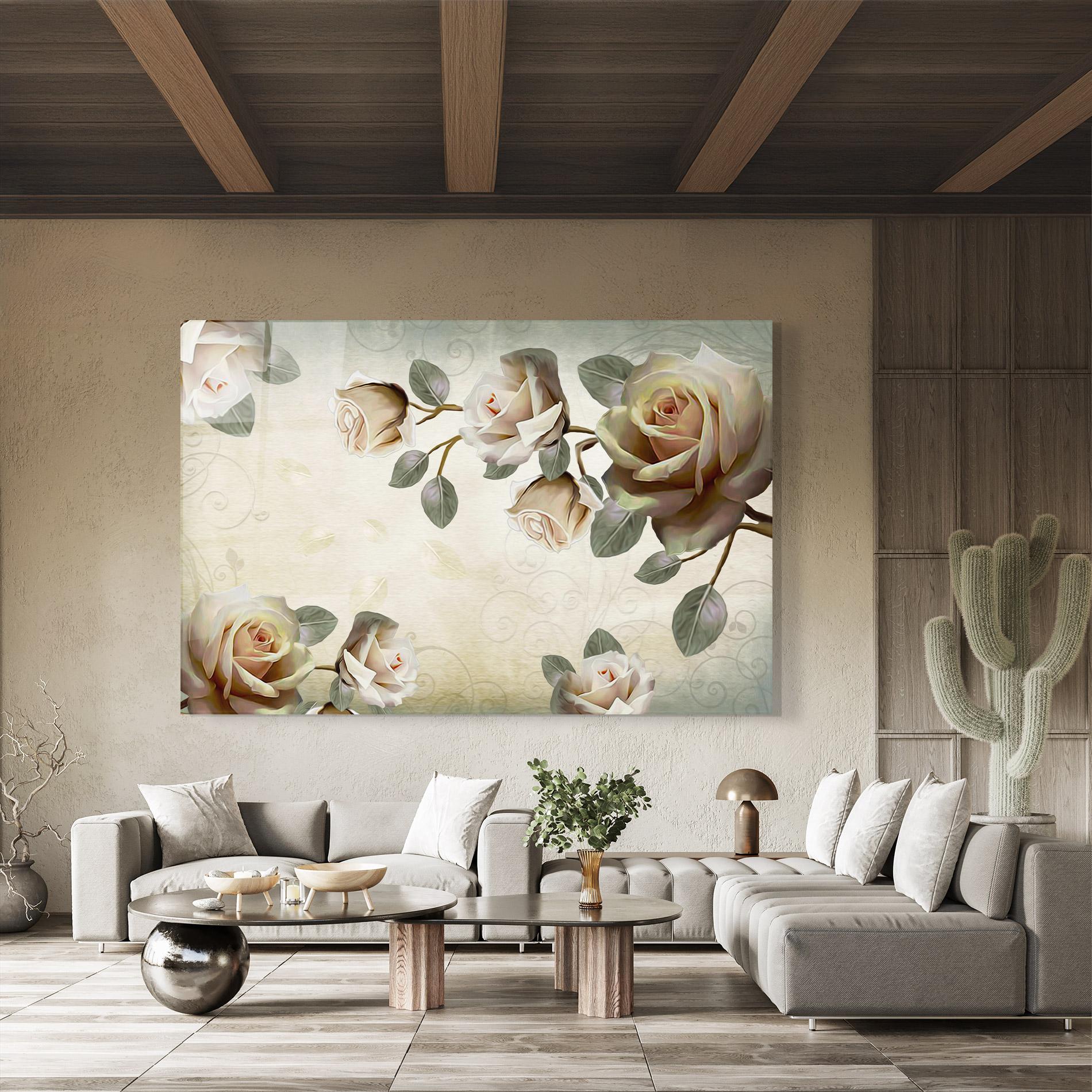 Glasbild Fir De Trandafir mockup 8