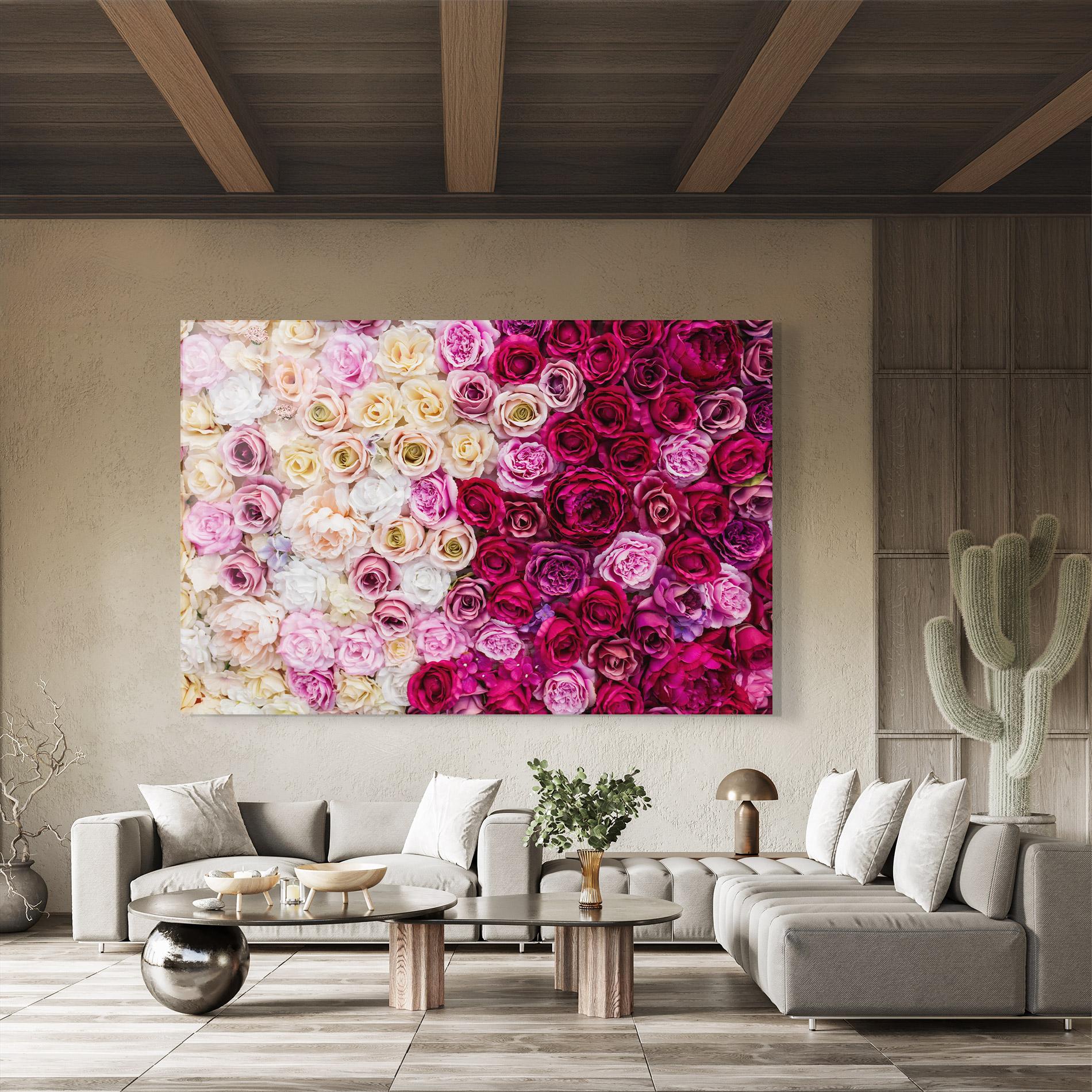 Glasbild Perete Trandafiri mockup 8