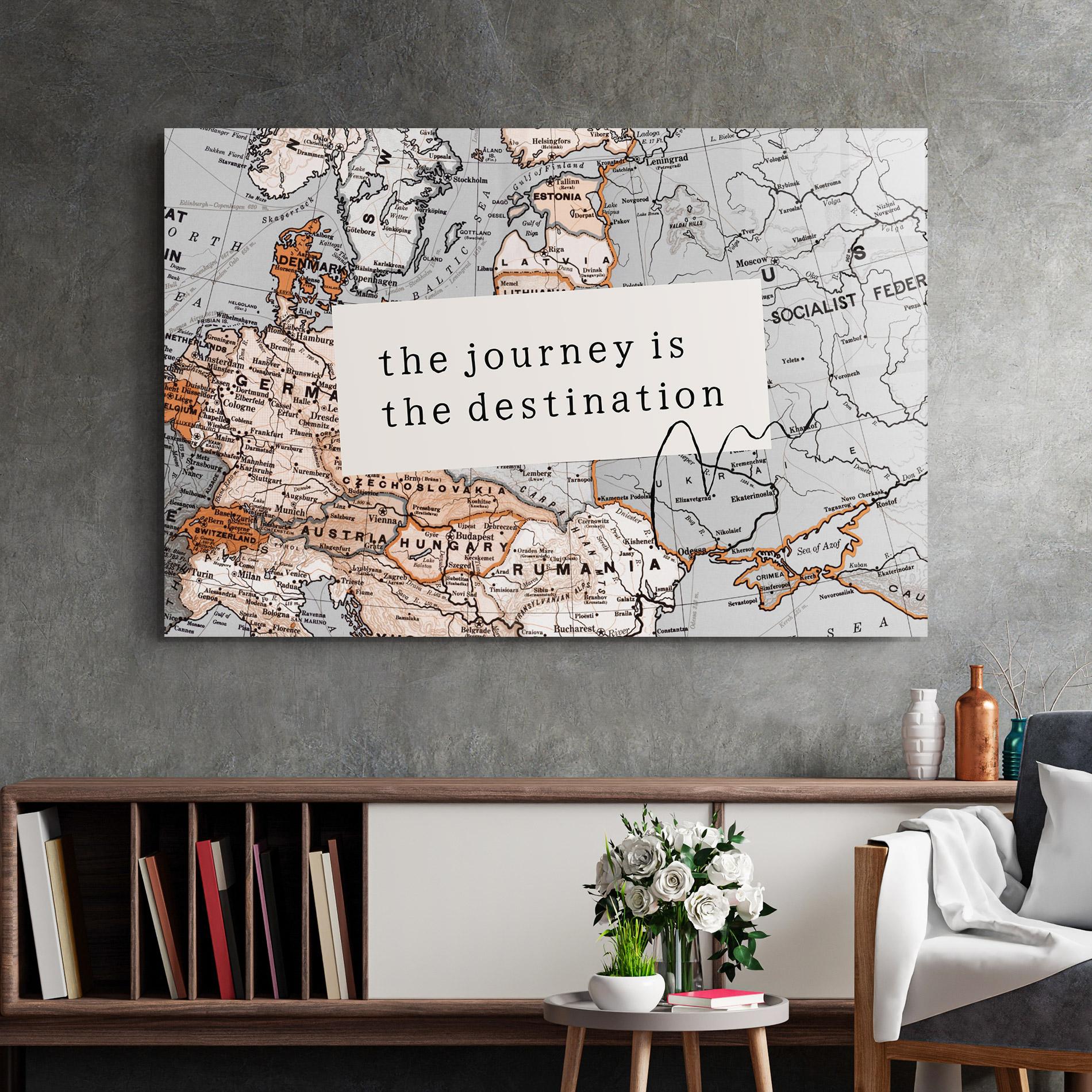 Glasbild Destination Journey mockup 2