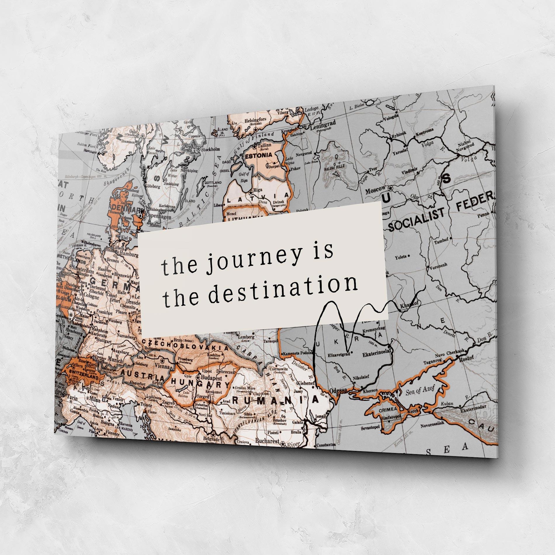 Glasbild Destination Journey mockup 1