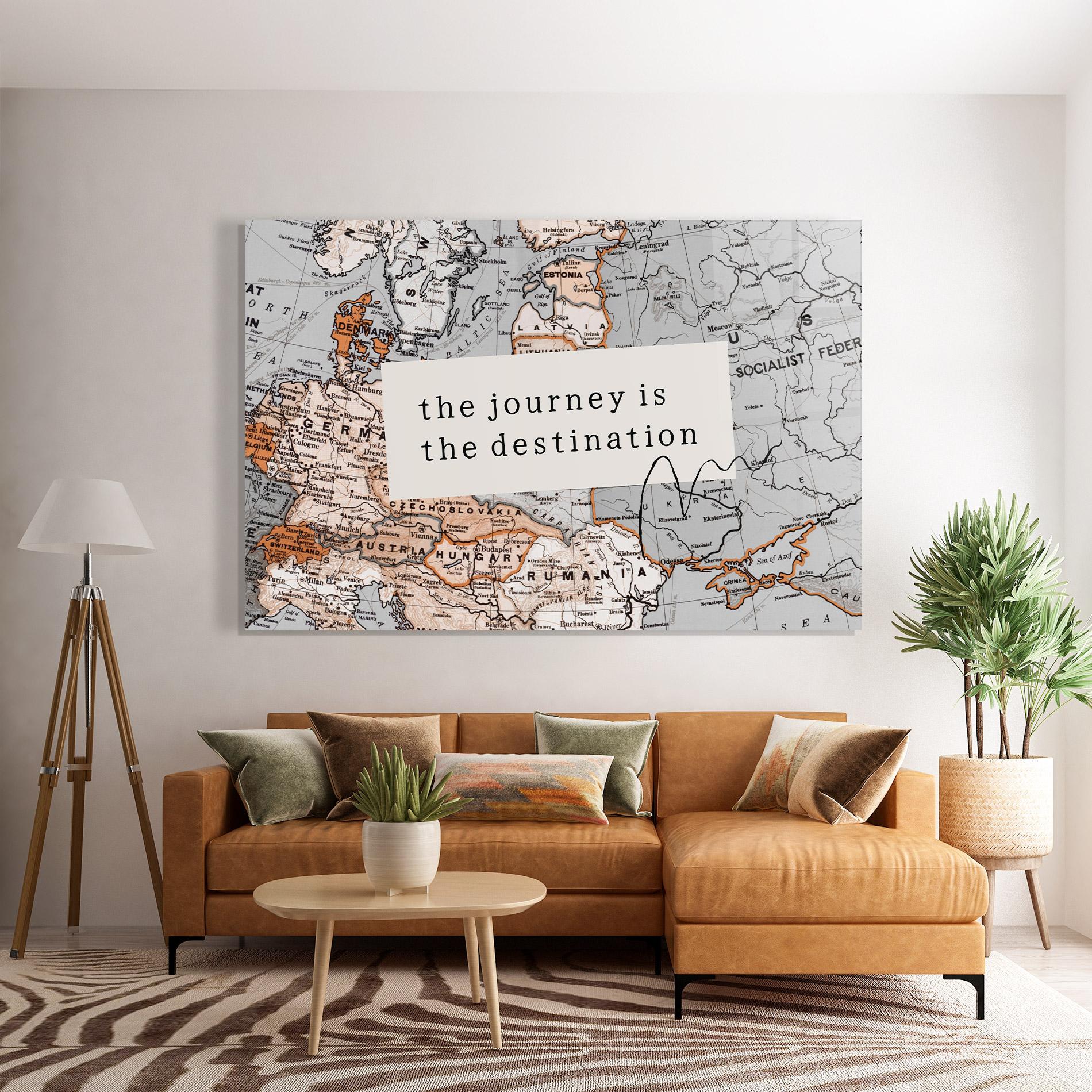 Glasbild Destination Journey mockup 7