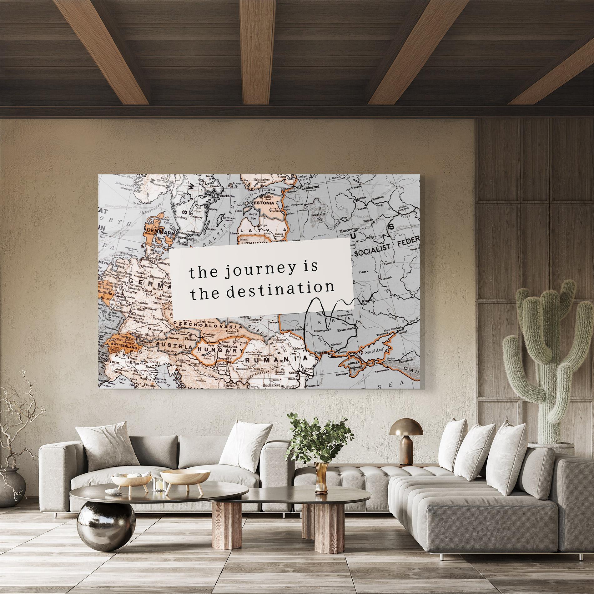 Glasbild Destination Journey mockup 8