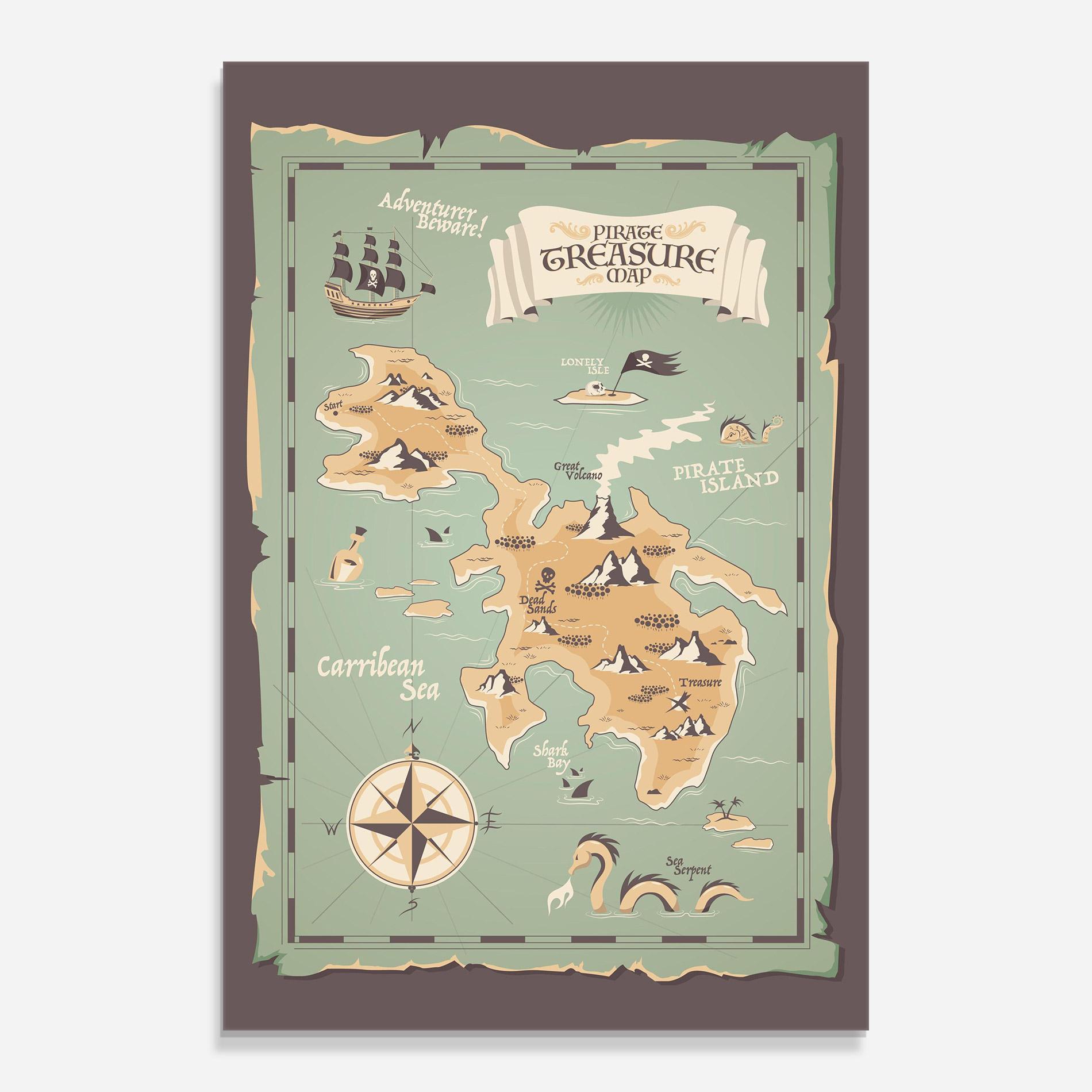 Glasbild Adventurer Beware mockup 0