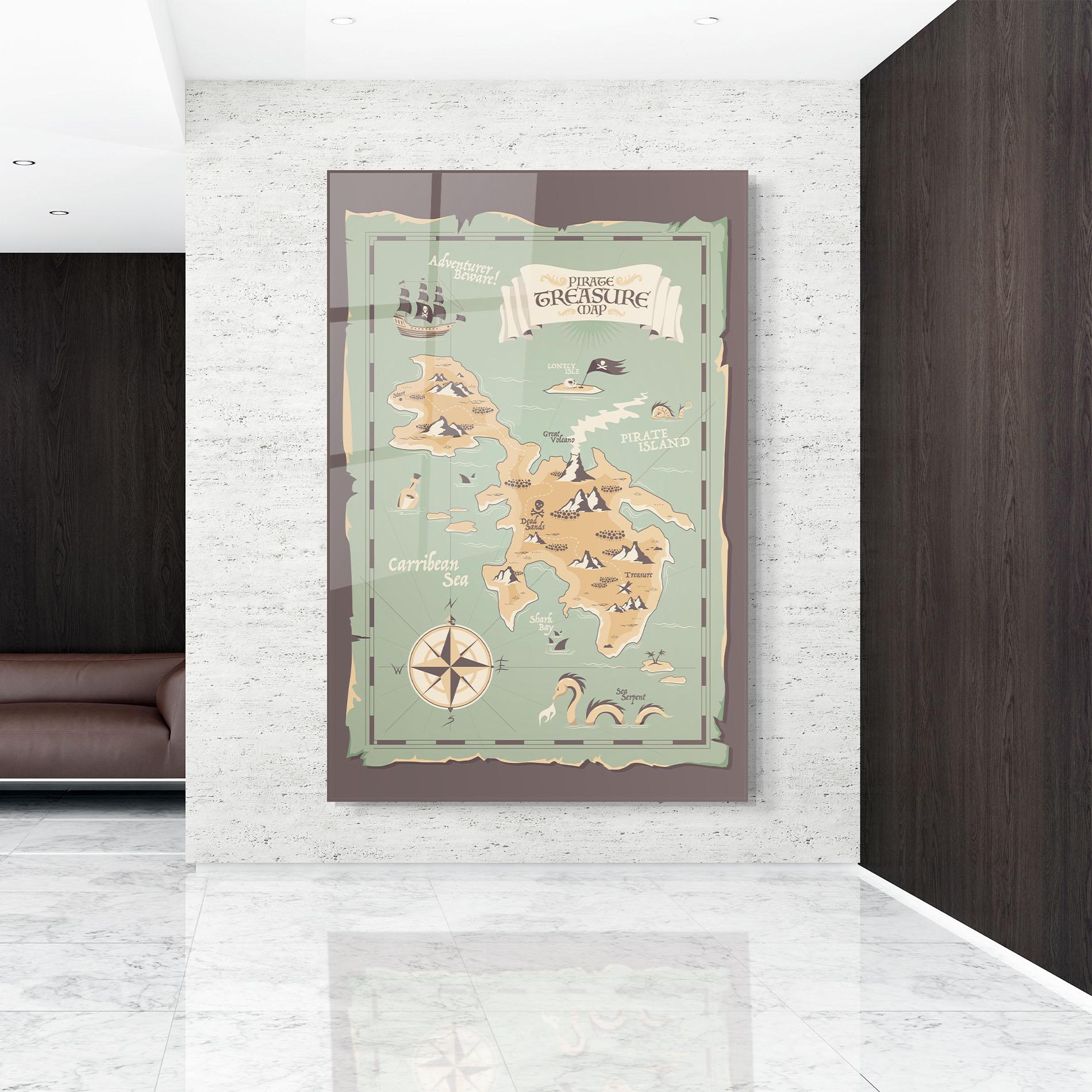 Glasbild Adventurer Beware mockup 9