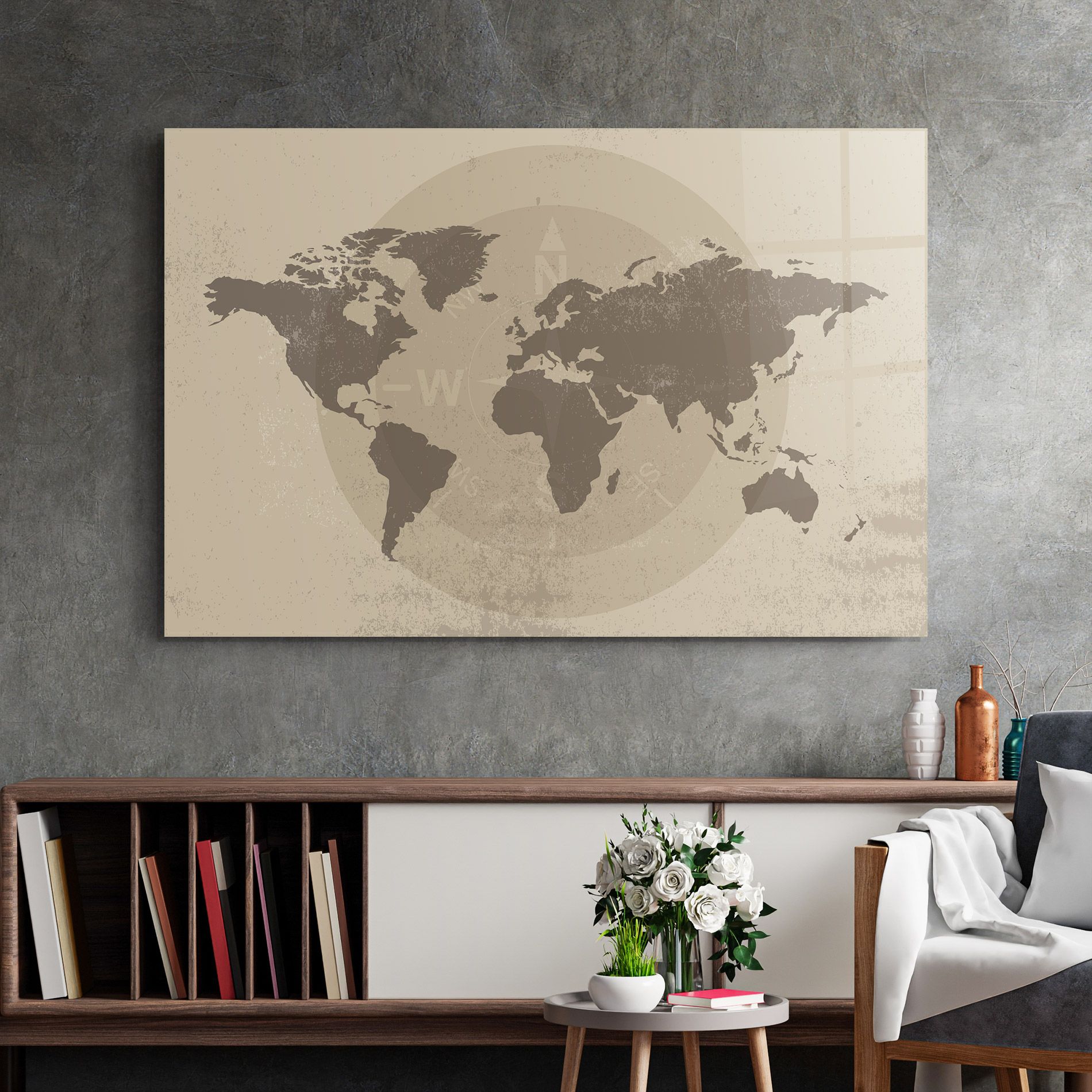 Old Vintage Map mockup 2