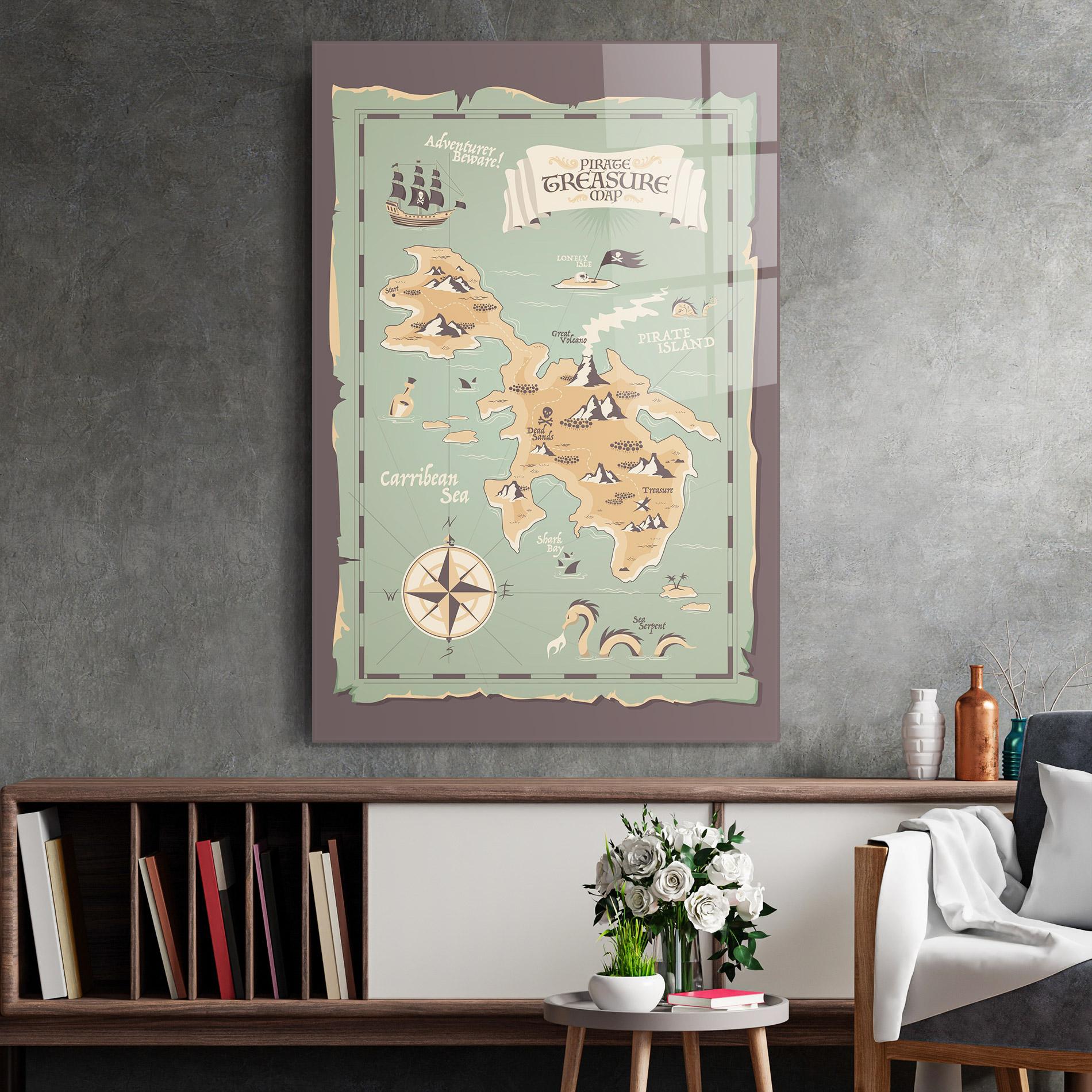 Glasbild Adventurer Beware mockup 2