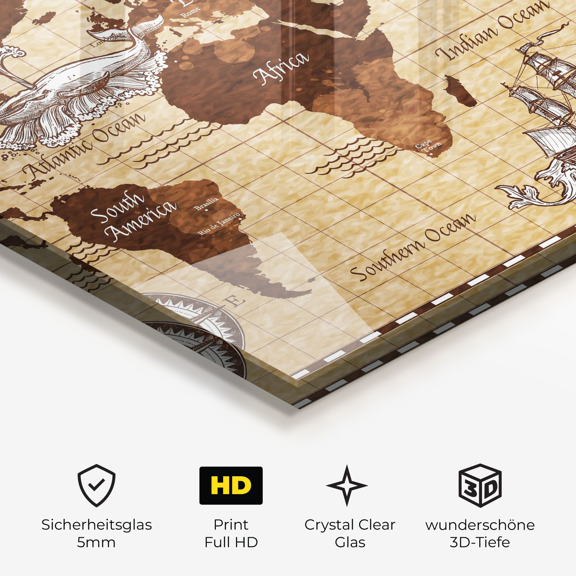 Pirate World Map mockup 3