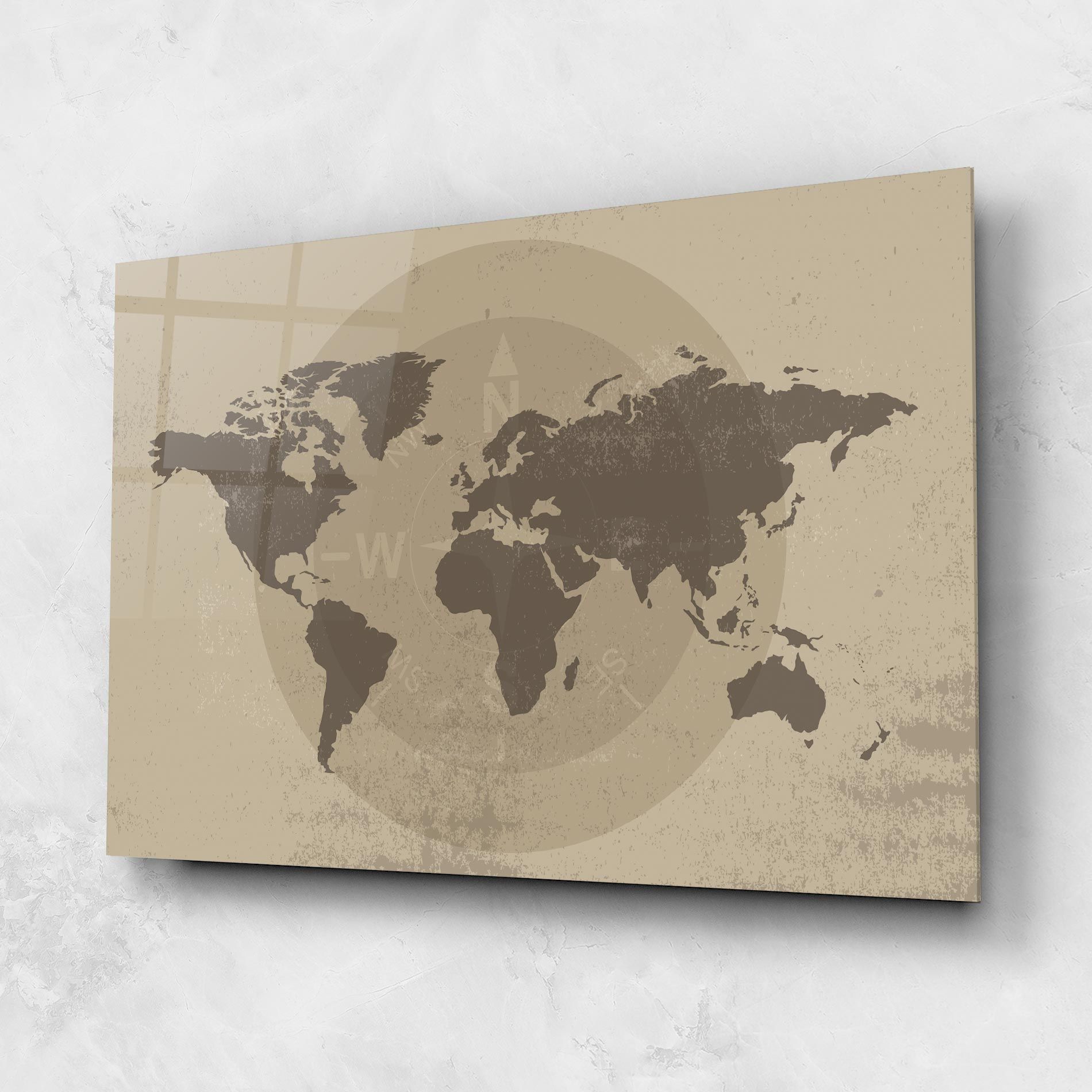 Old Vintage Map mockup 1