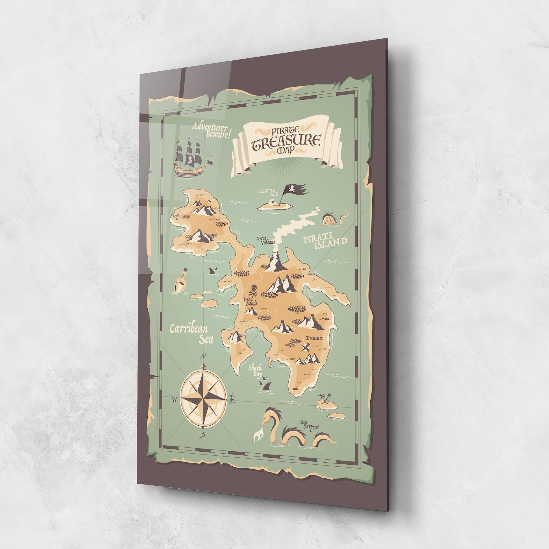 Glasbild Adventurer Beware mockup 1