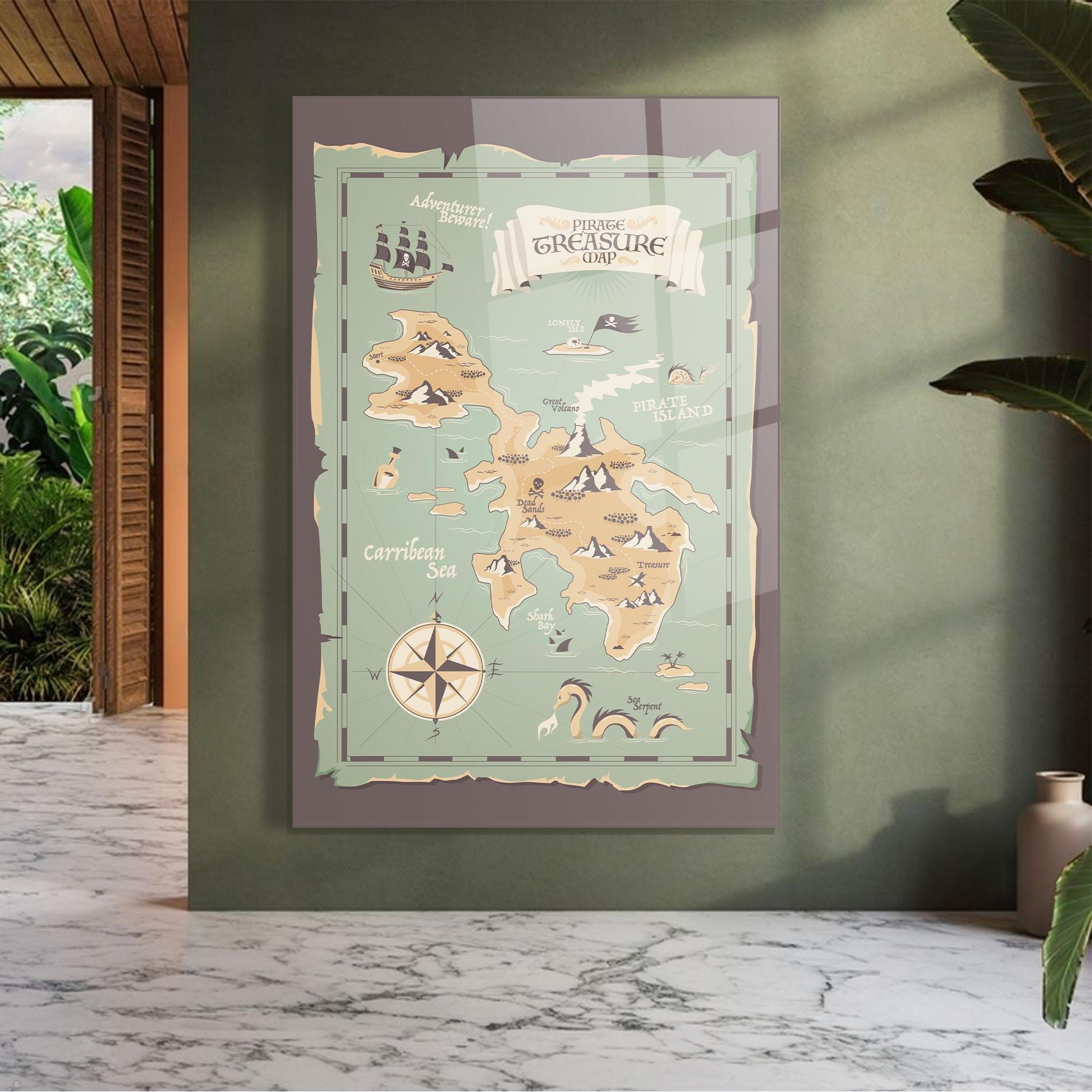 Glasbild Adventurer Beware mockup 7