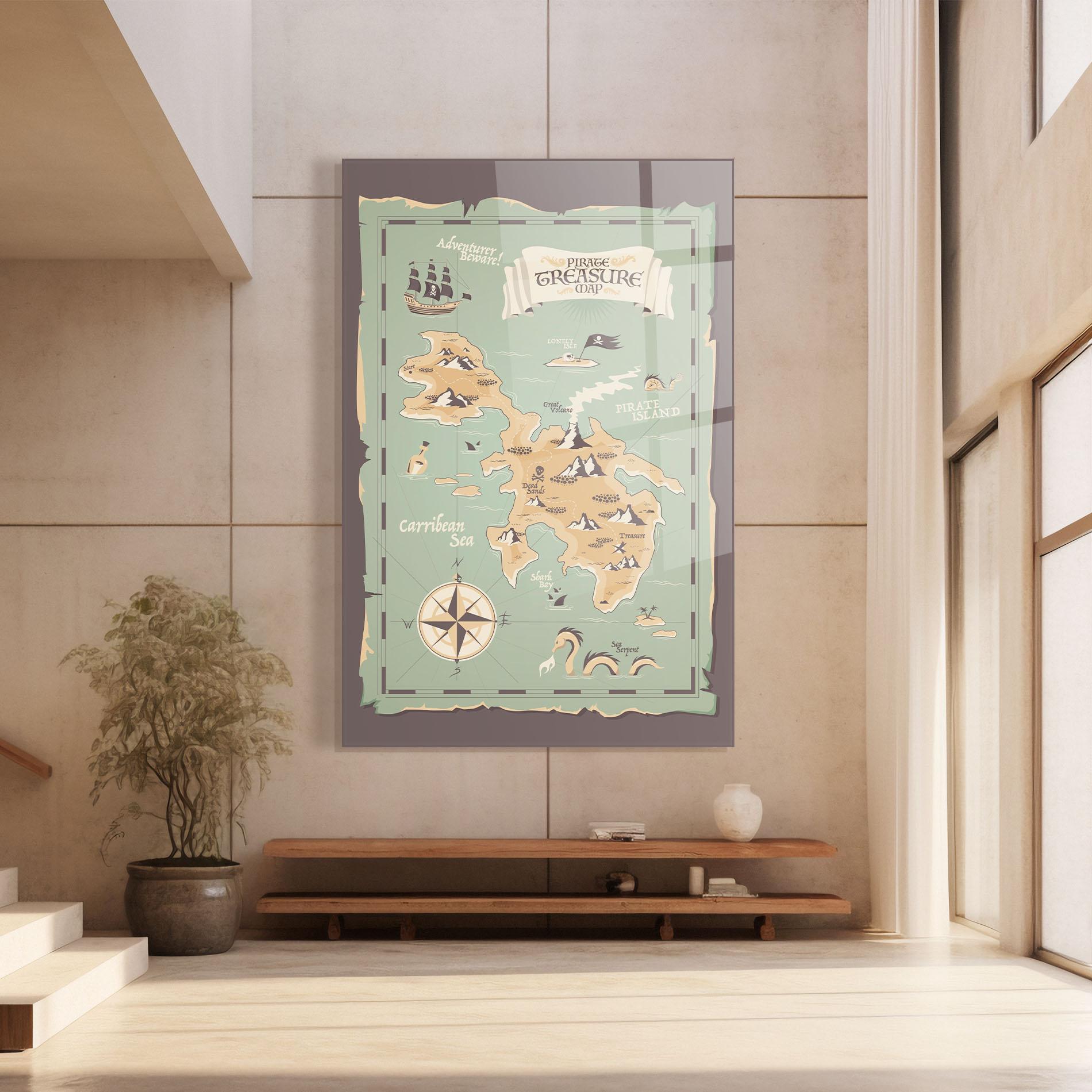 Glasbild Adventurer Beware mockup 8