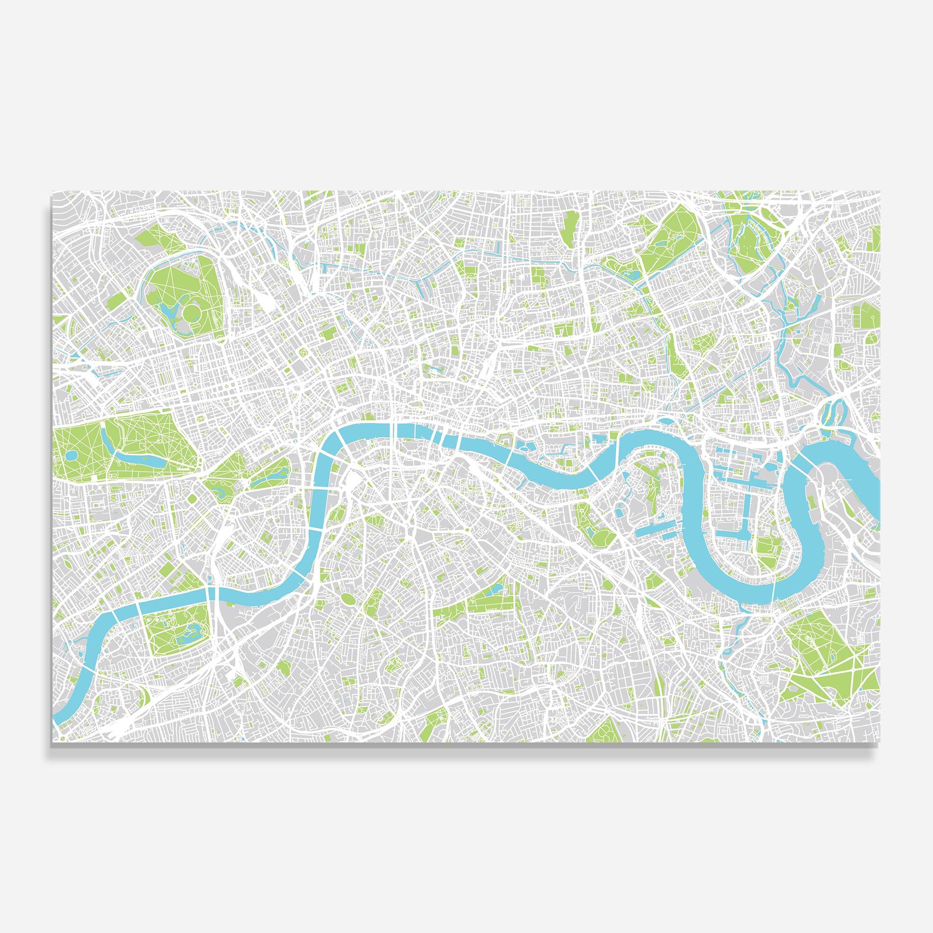 Glasbild City Color Map mockup 0