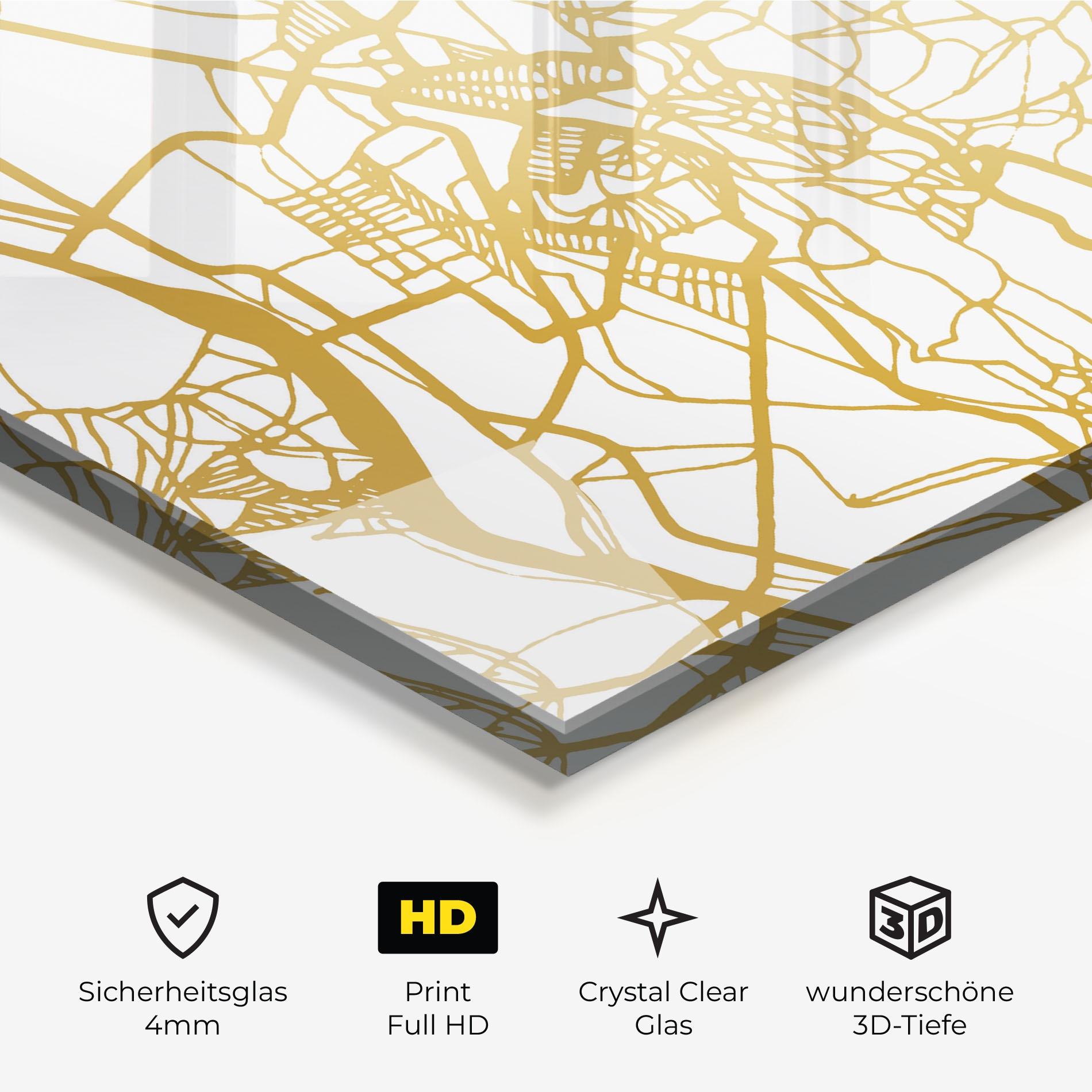 Glasbild Antananarivo Map mockup 3