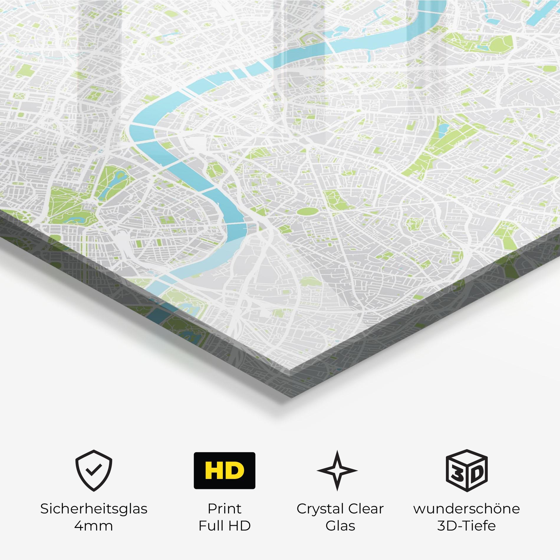 Glasbild City Color Map mockup 3