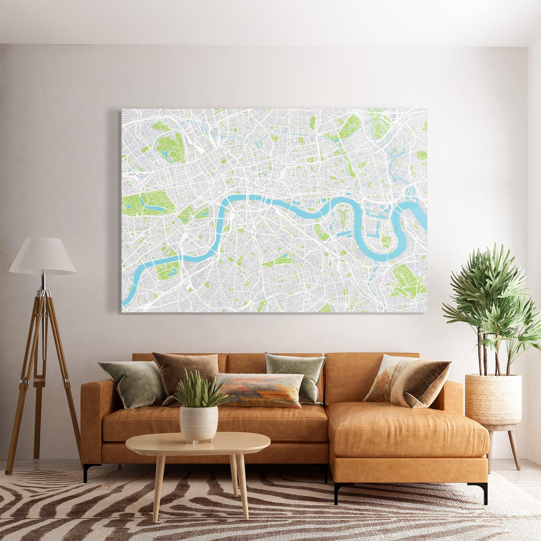 Glasbild City Color Map mockup 7