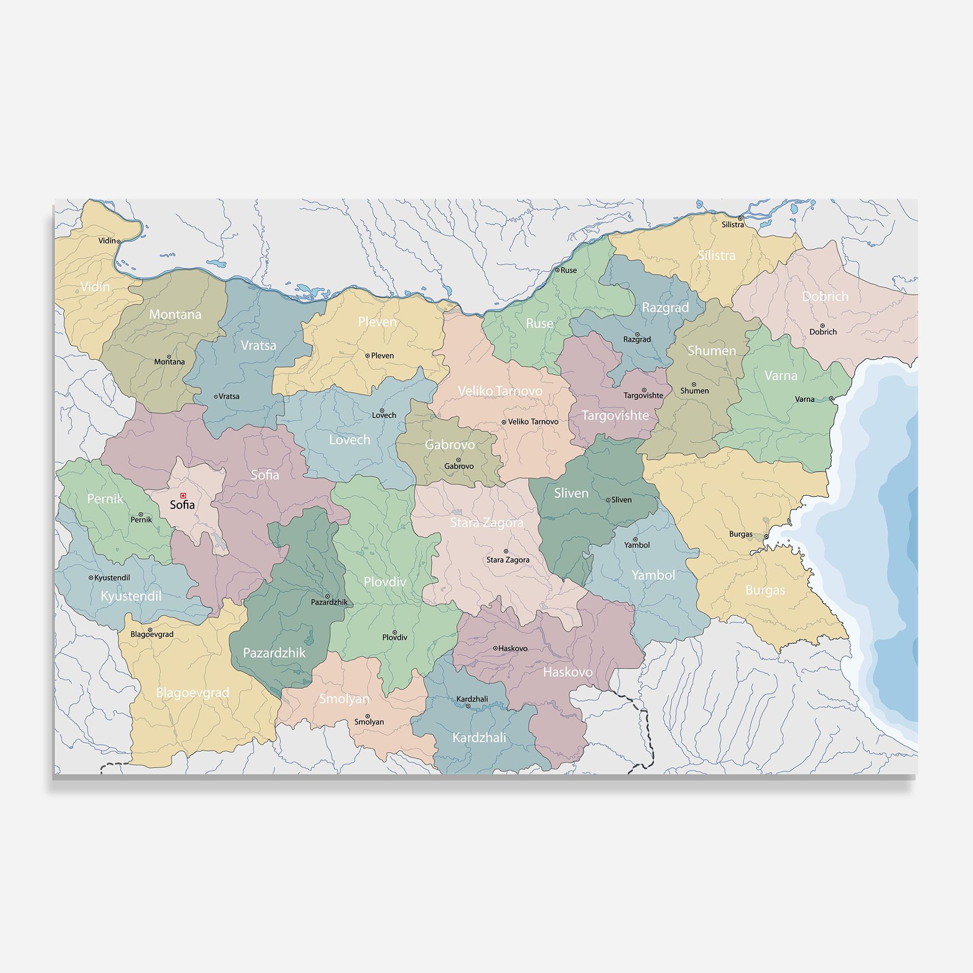 Bulgaria Map mockup 0