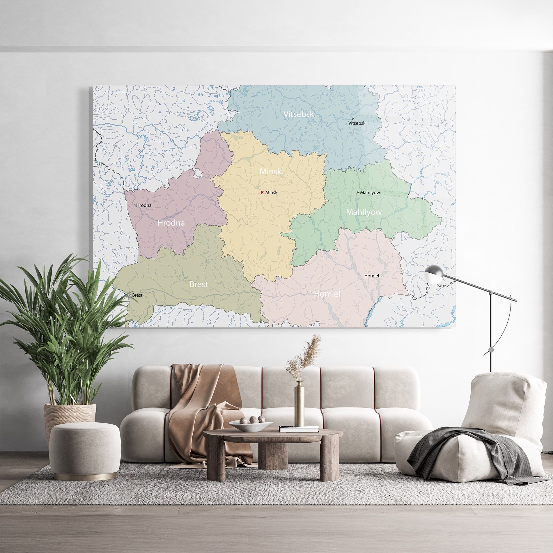 Belarus Map mockup 9