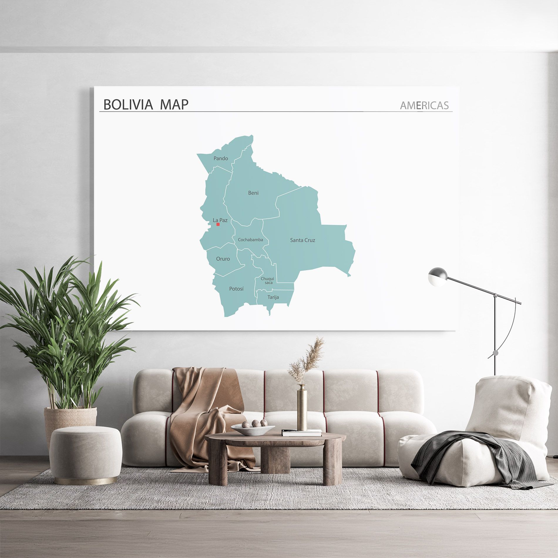 Bolivia Map mockup 9