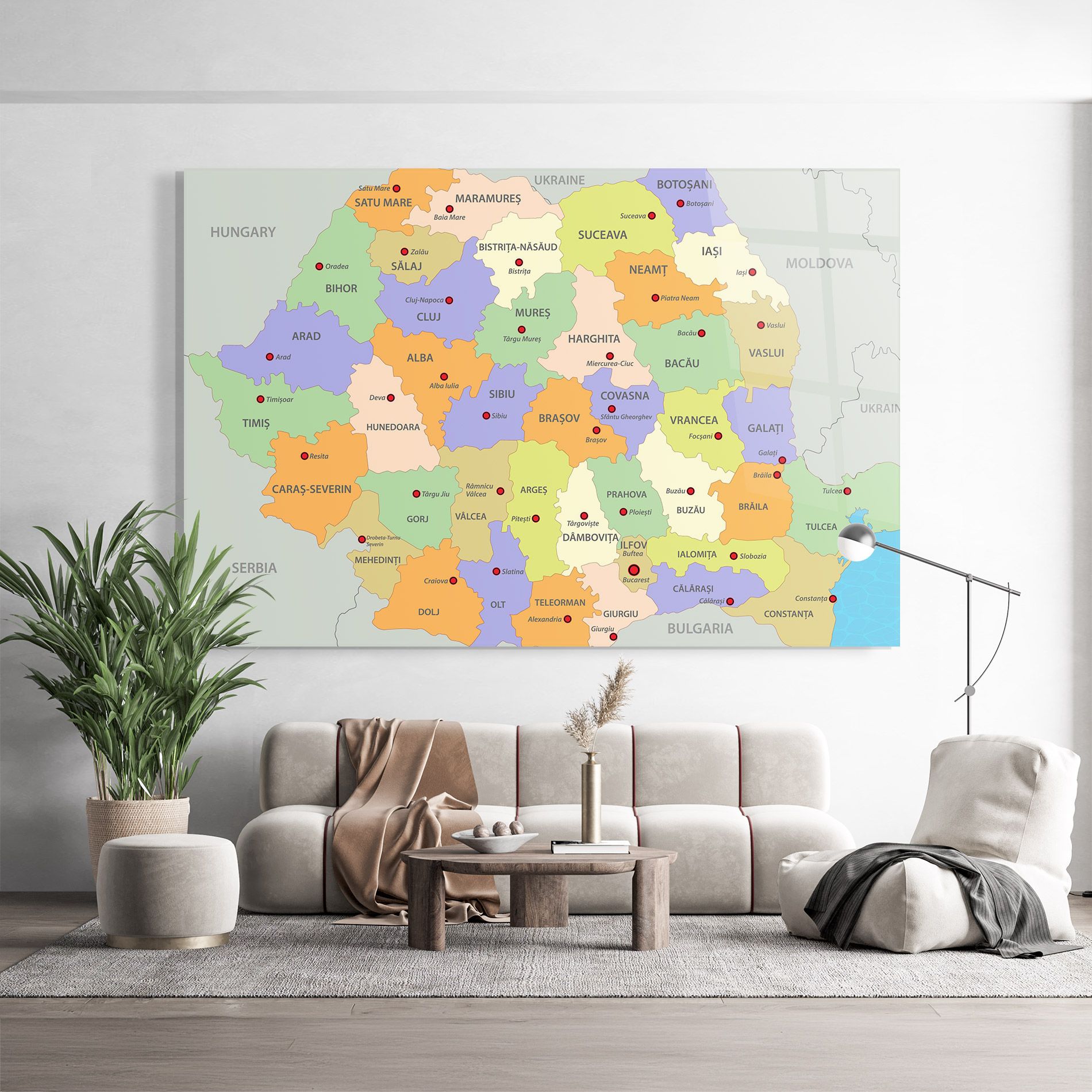 Romania Map mockup 9