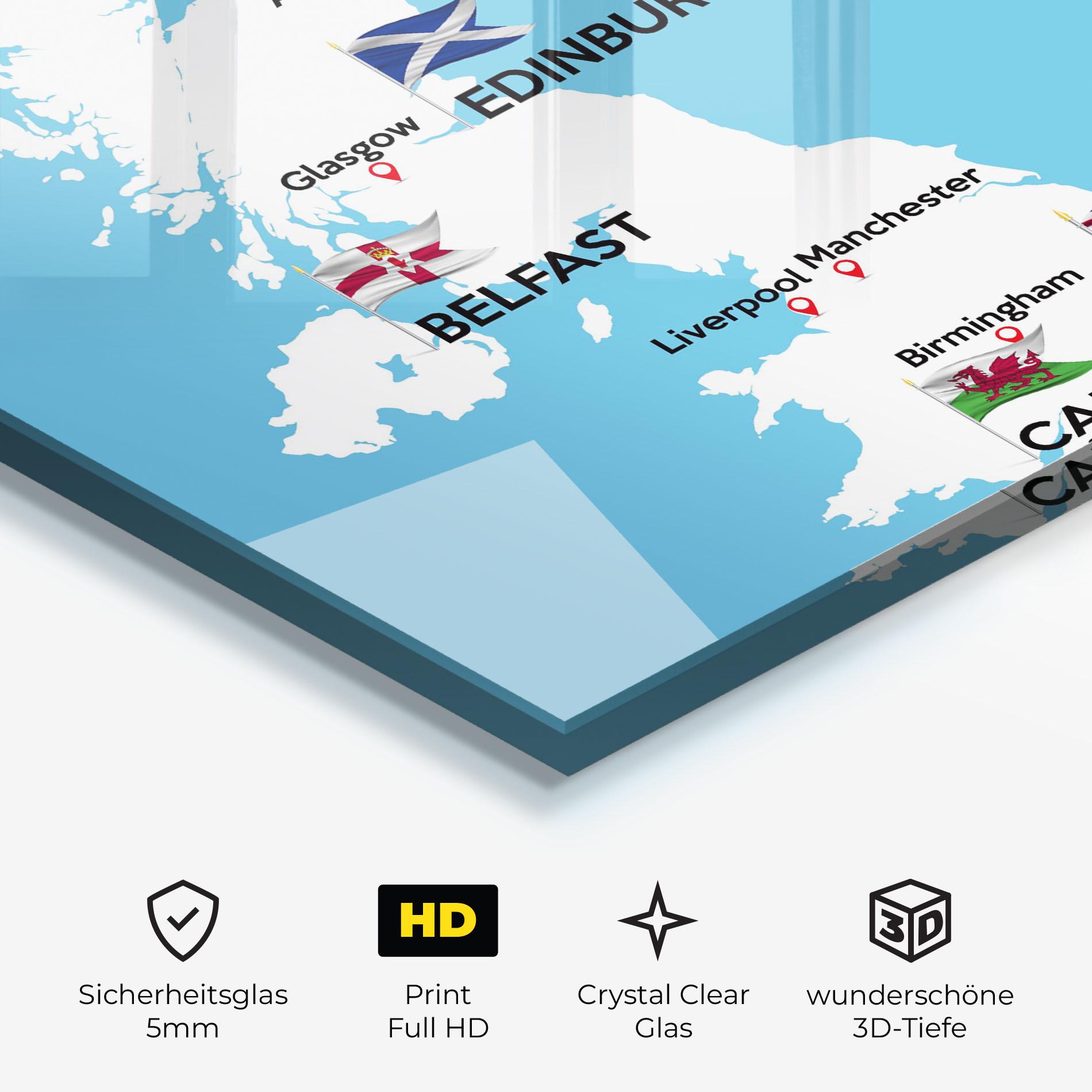 Glasbild England Map mockup 3