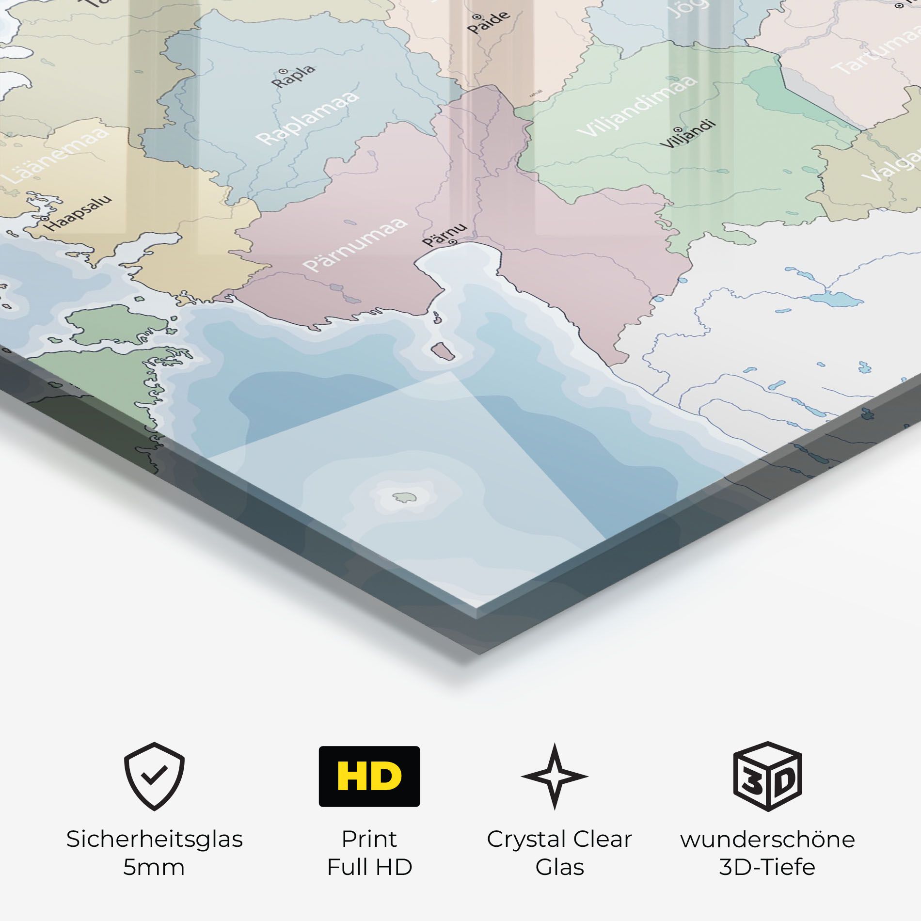 Estonia Map mockup 3