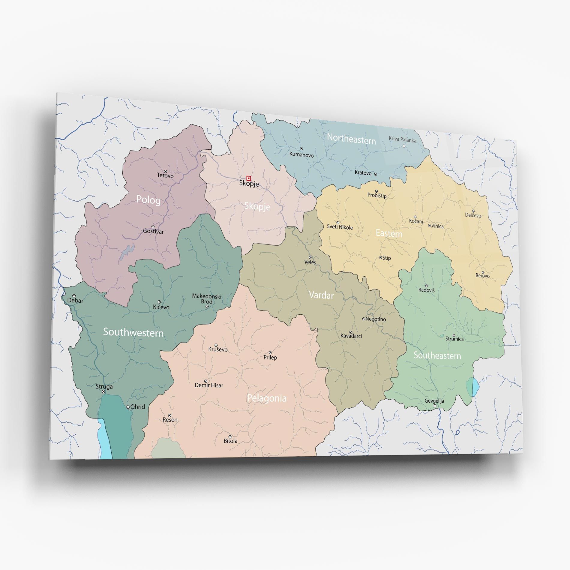 North Macedonia Map mockup 6