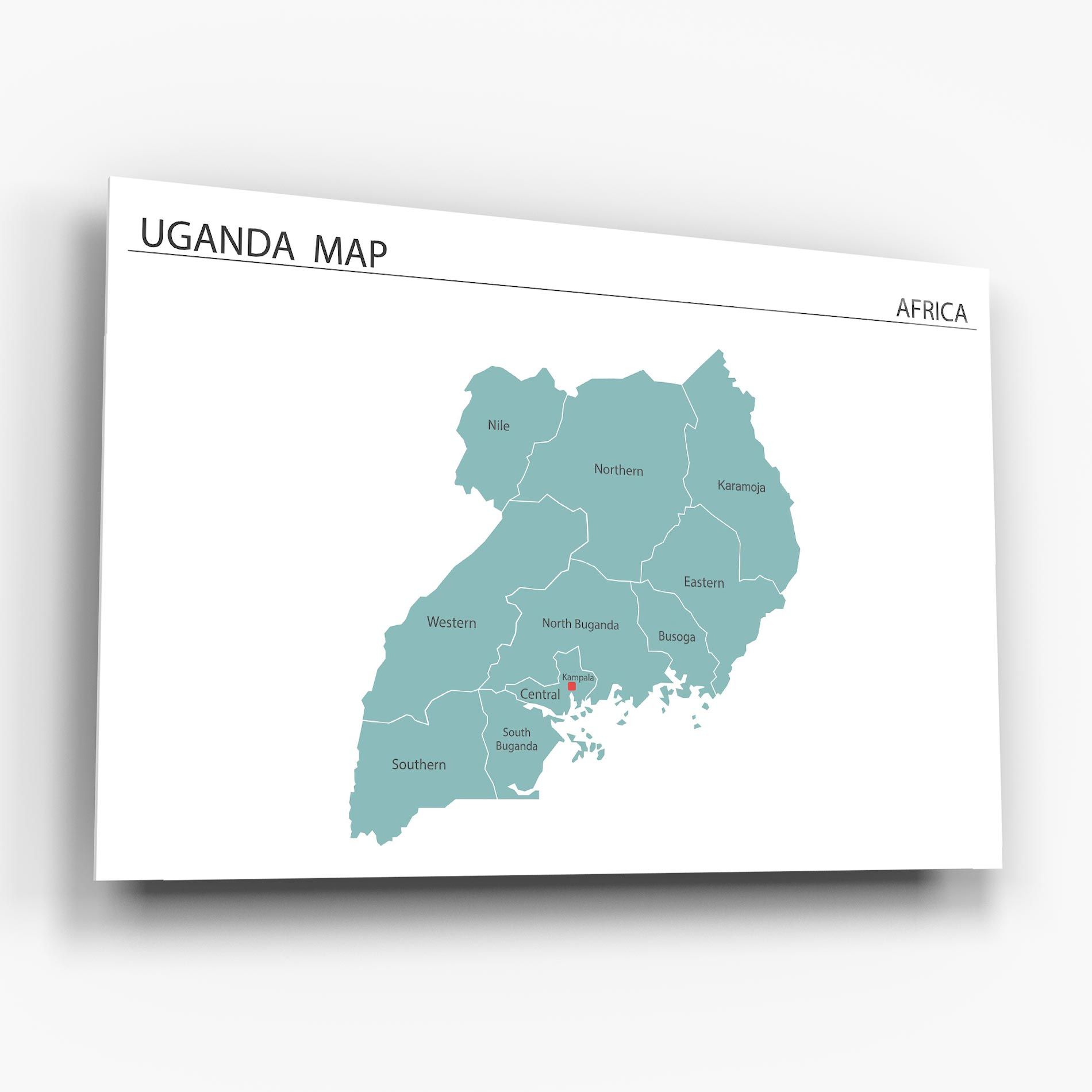 Uganda Map mockup 6