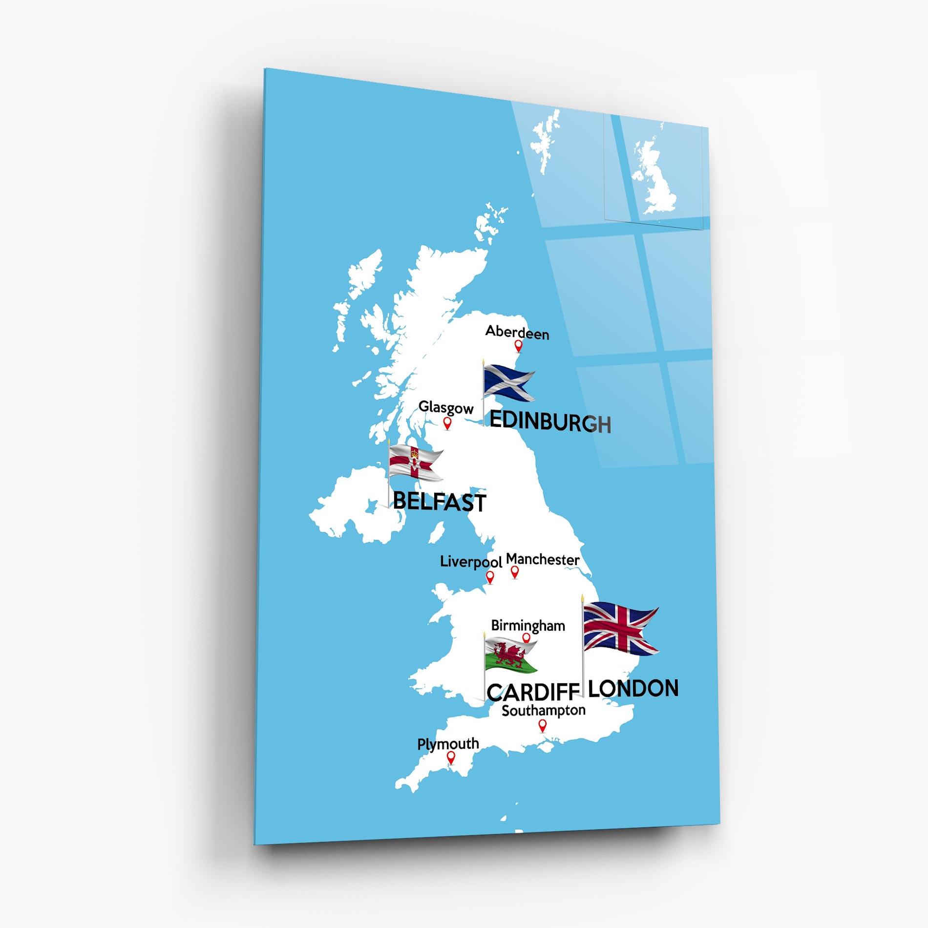 Glasbild England Map mockup 6