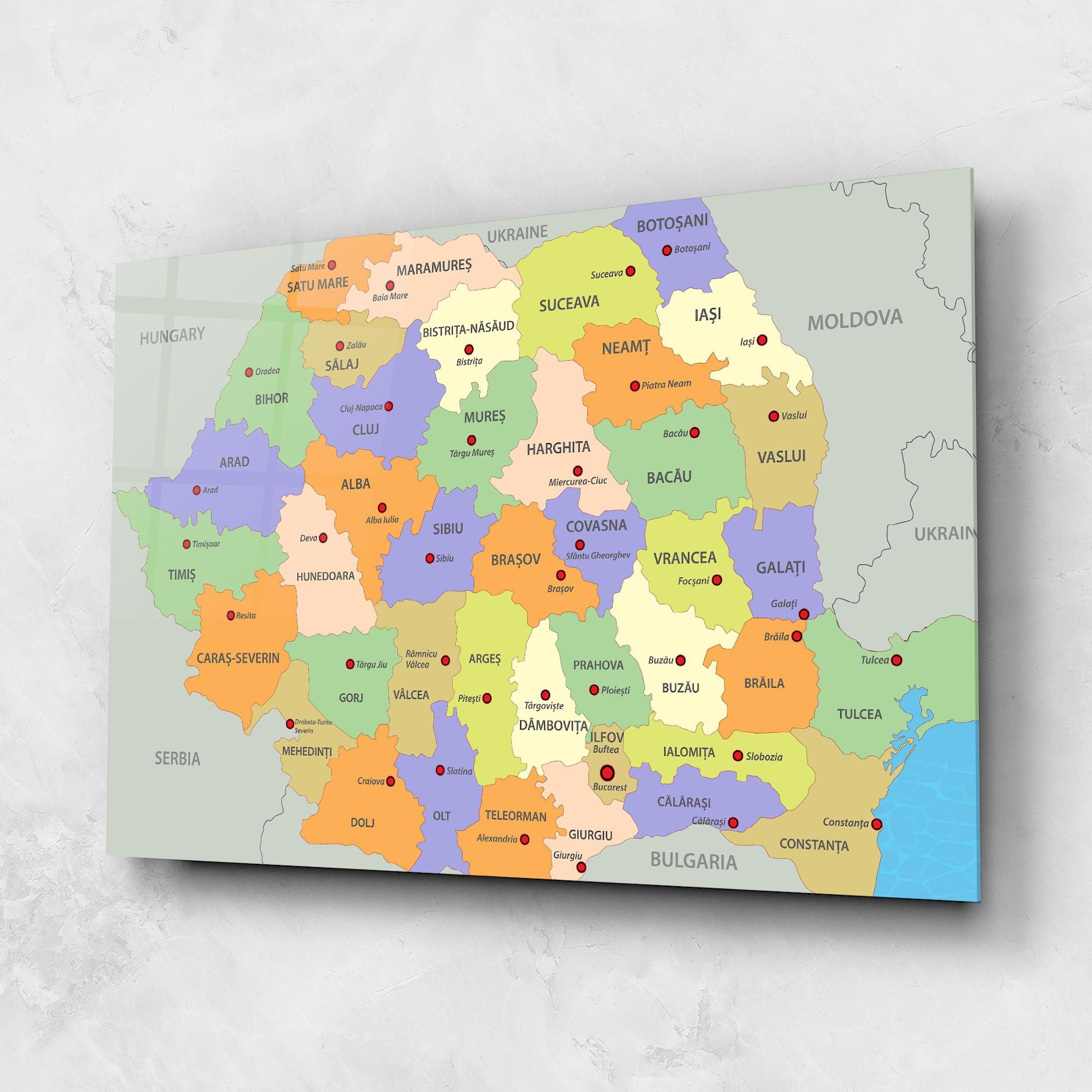 Romania Map mockup 1