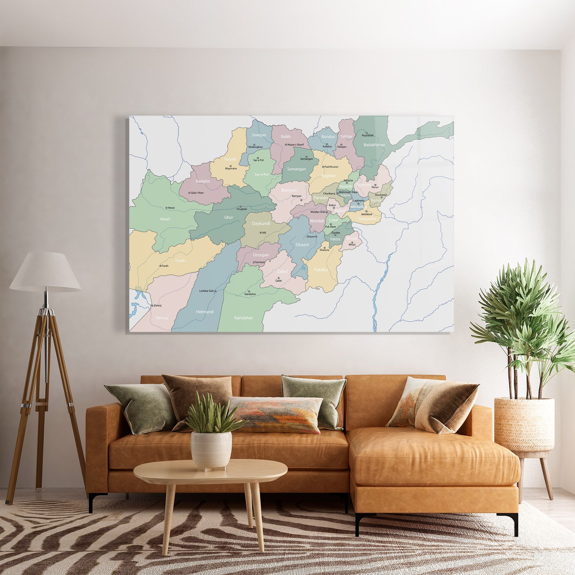 Afghanistan Map mockup 7