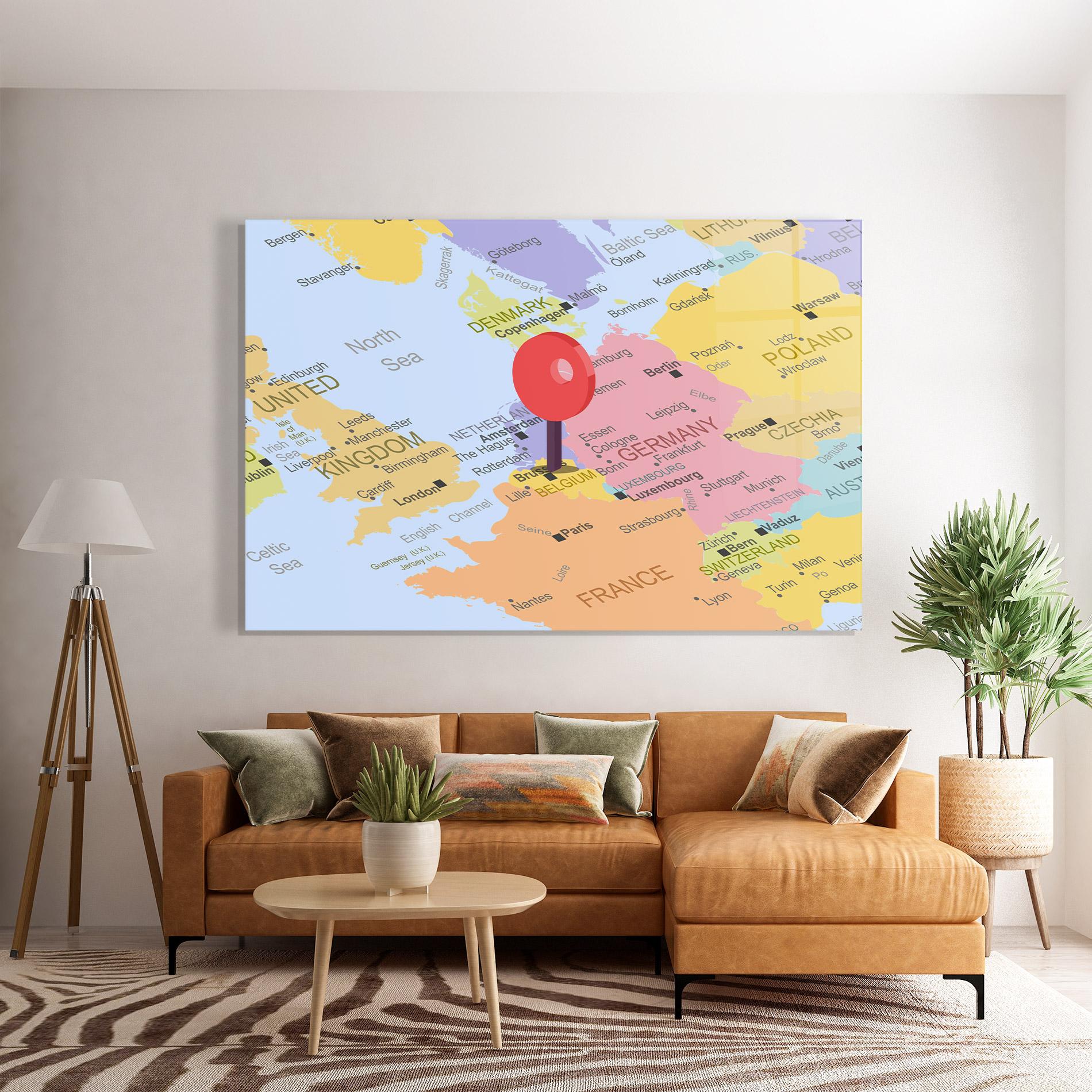 Glasbild Belgium Close Up mockup 7