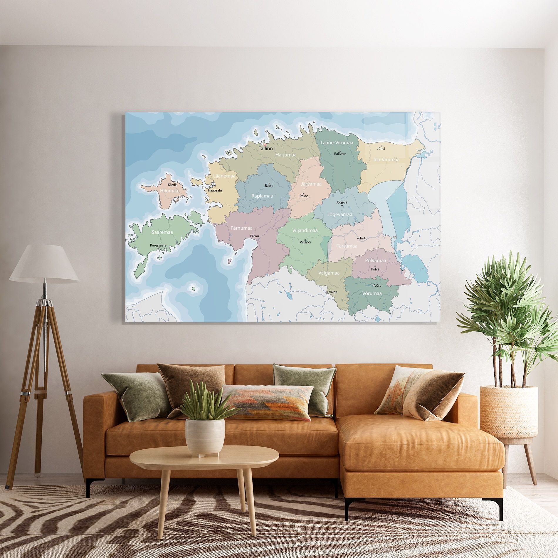 Estonia Map mockup 7