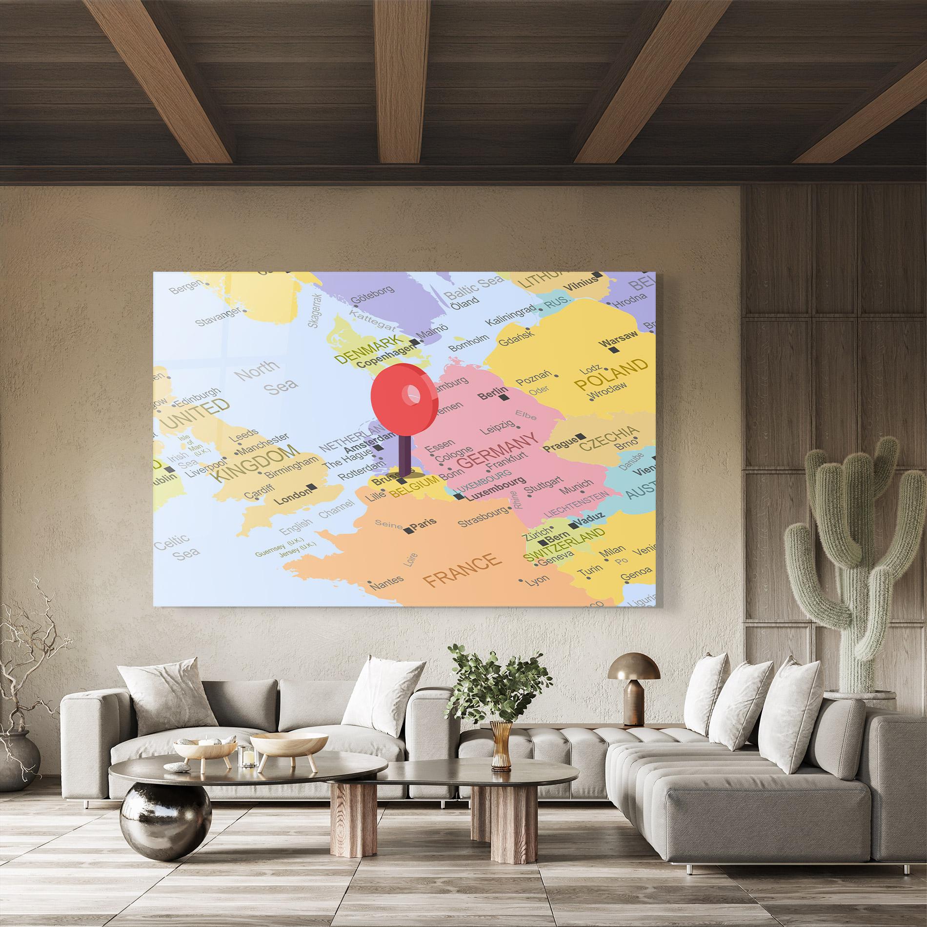 Glasbild Belgium Close Up mockup 8