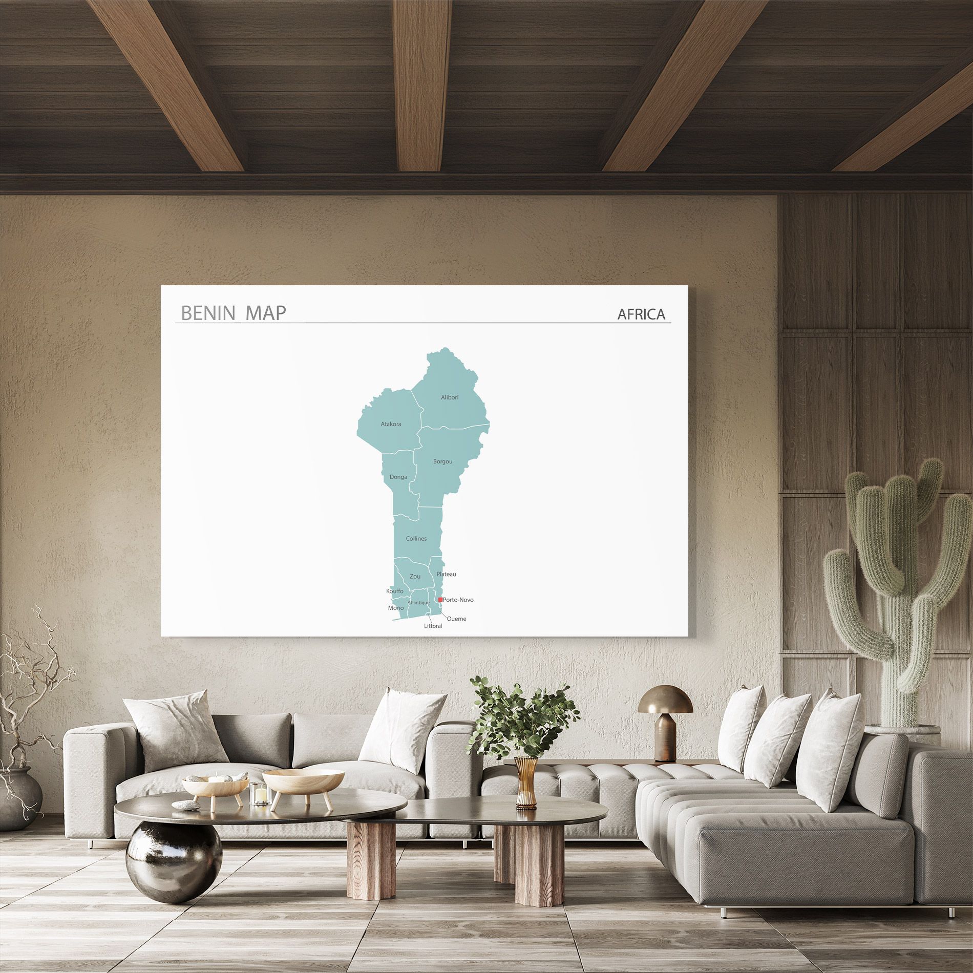 Benin Map mockup 8