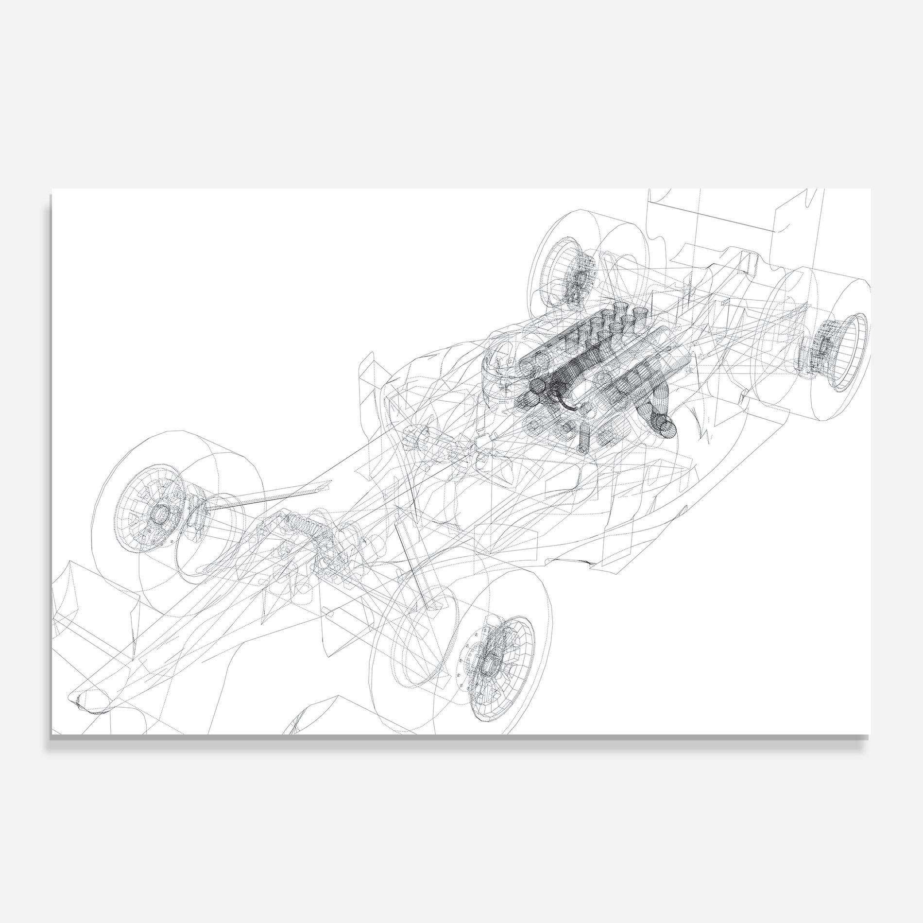 Glasbild F1 Line Car mockup 0
