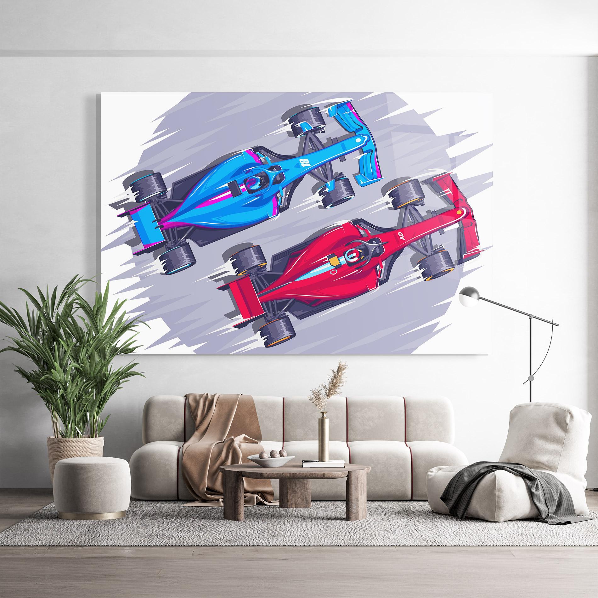 Glasbild Bolides mockup 9