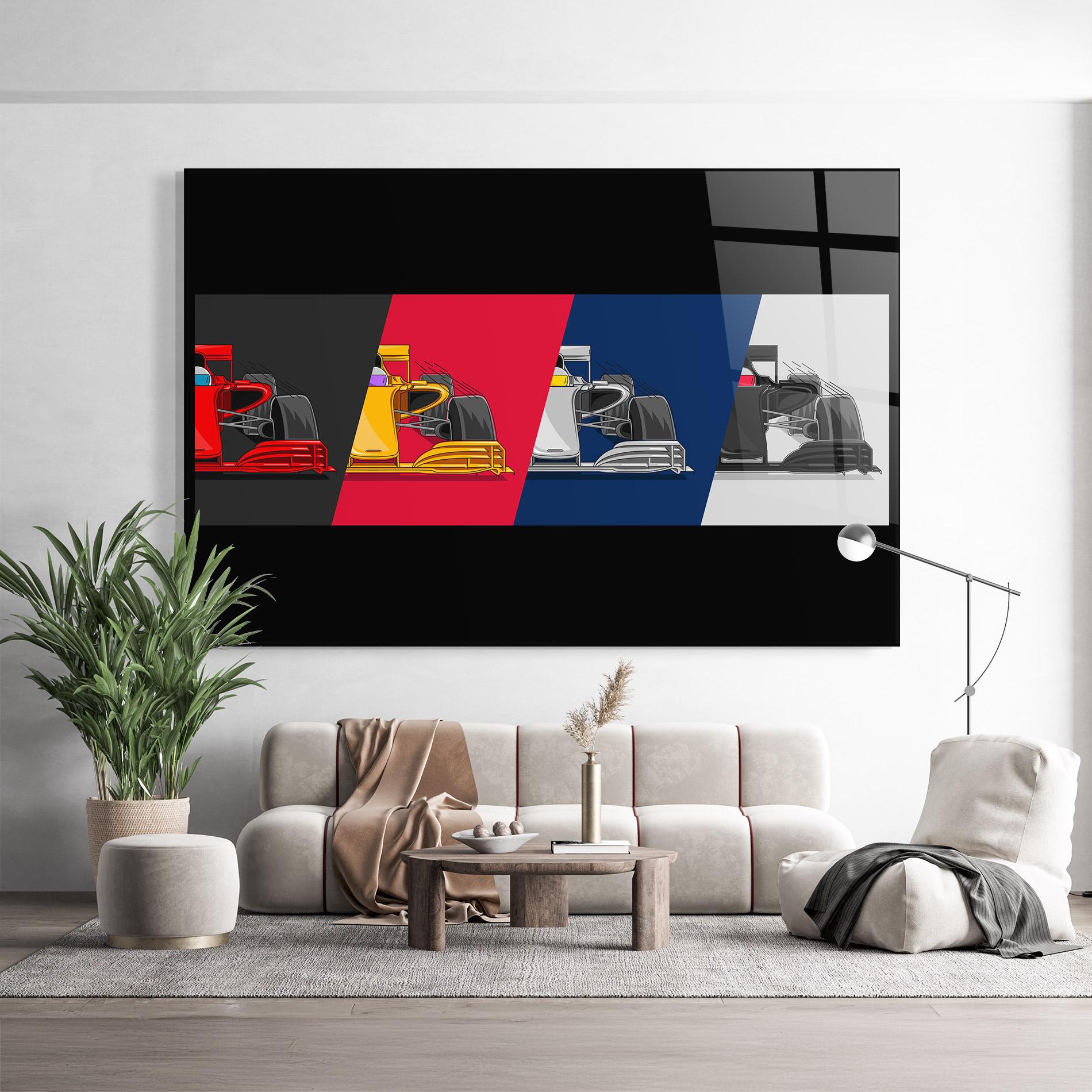 Glasbild F1 Cars mockup 9