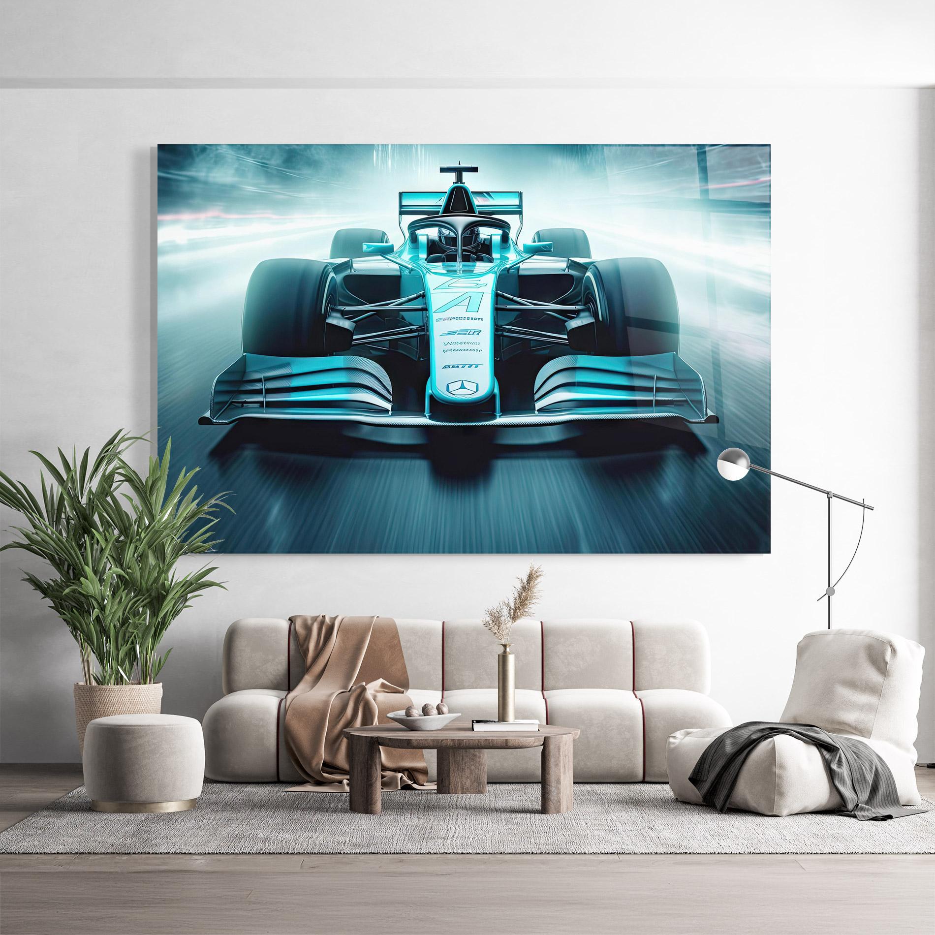 Glasbild F1 Smoke Cars mockup 9