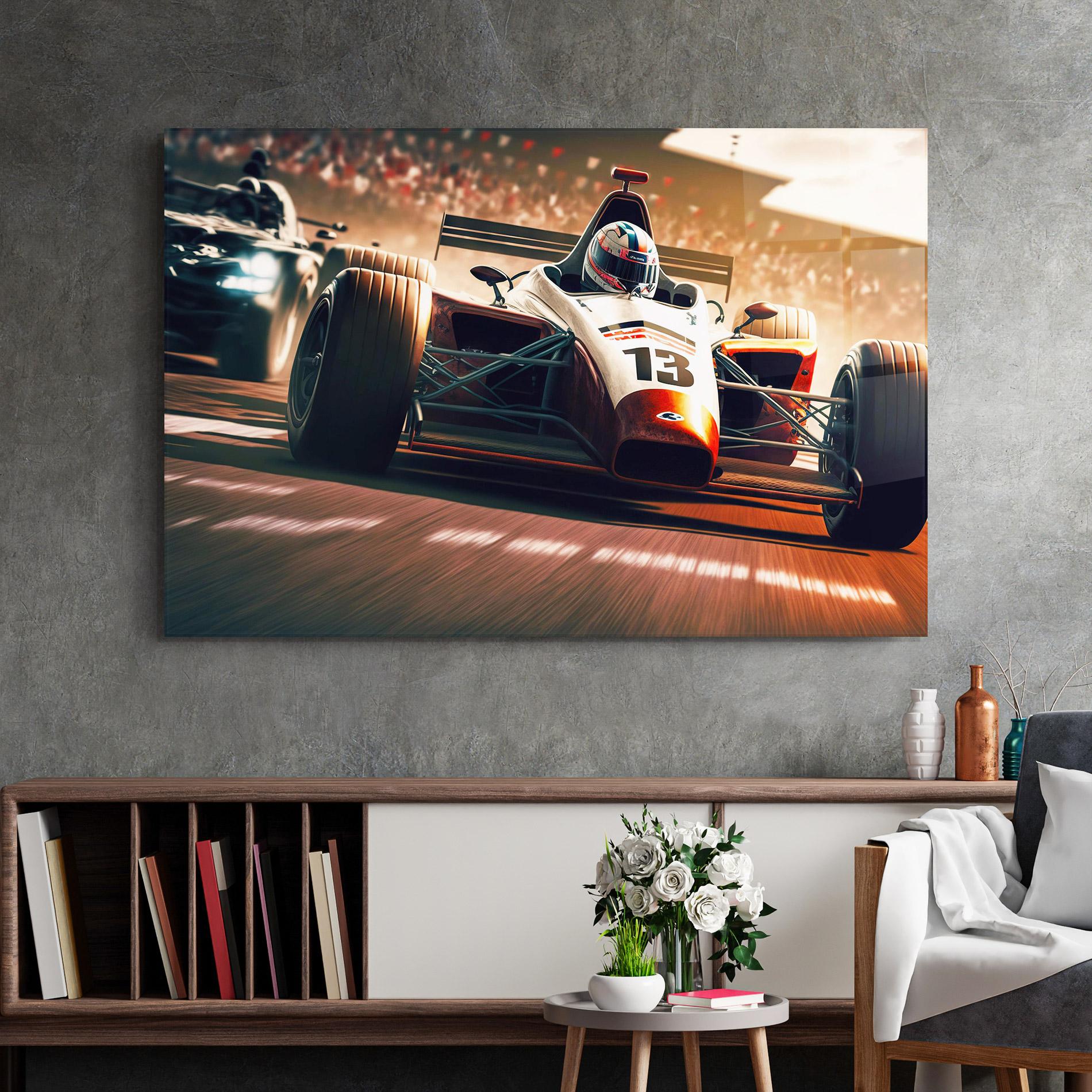 Glasbild Formula 1 Racing mockup 2