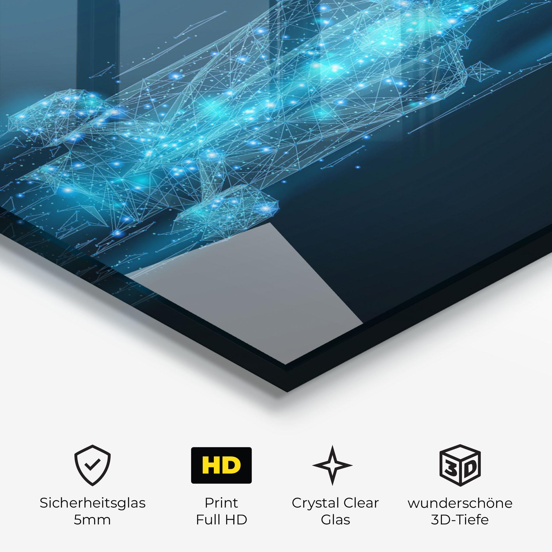 Glasbild Blue Light F1 mockup 3